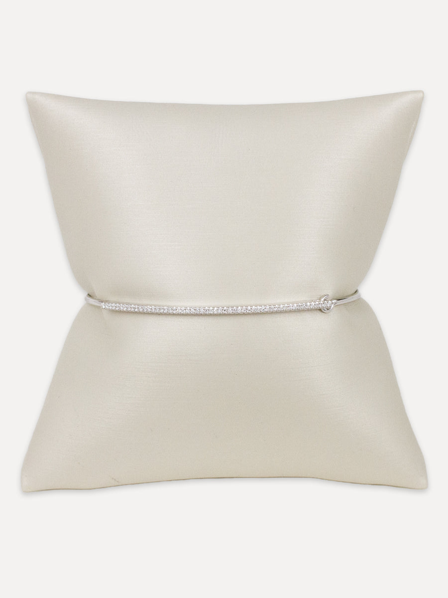14K Diamond Bangle Bracelet