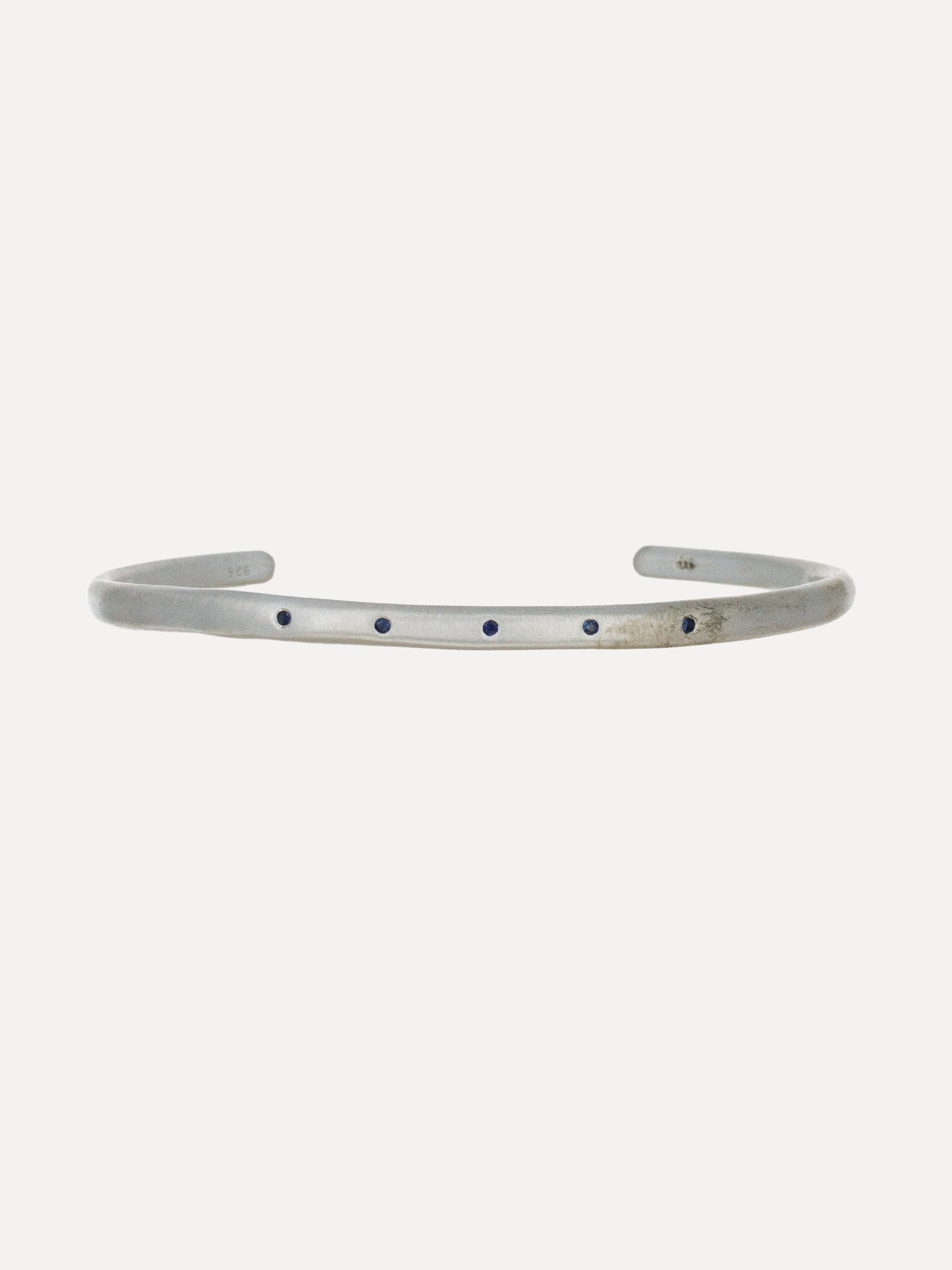 Organic Blue Sapphire Cuff
