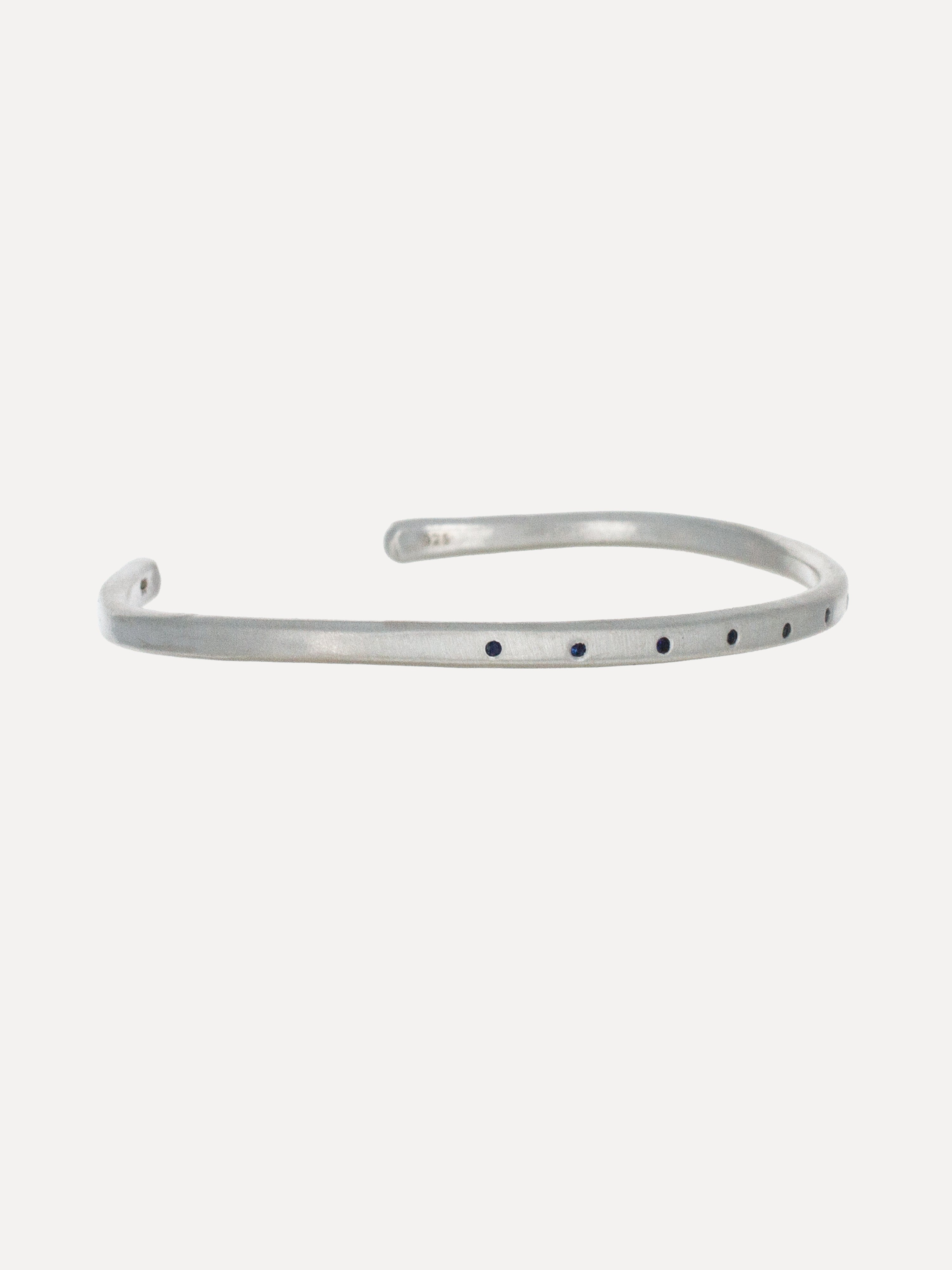 Organic Blue Sapphire Cuff