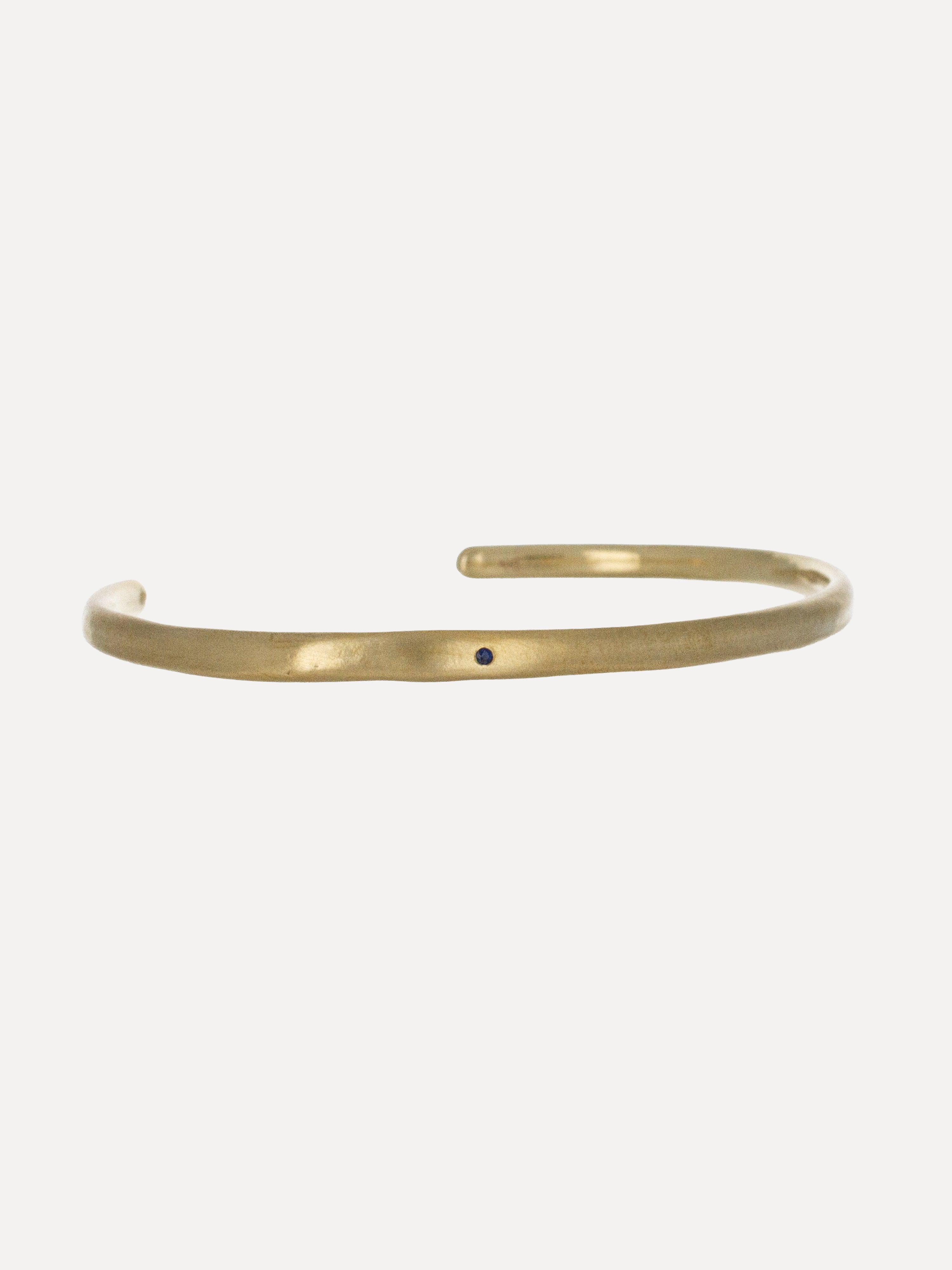 Organic Blue Sapphire Cuff