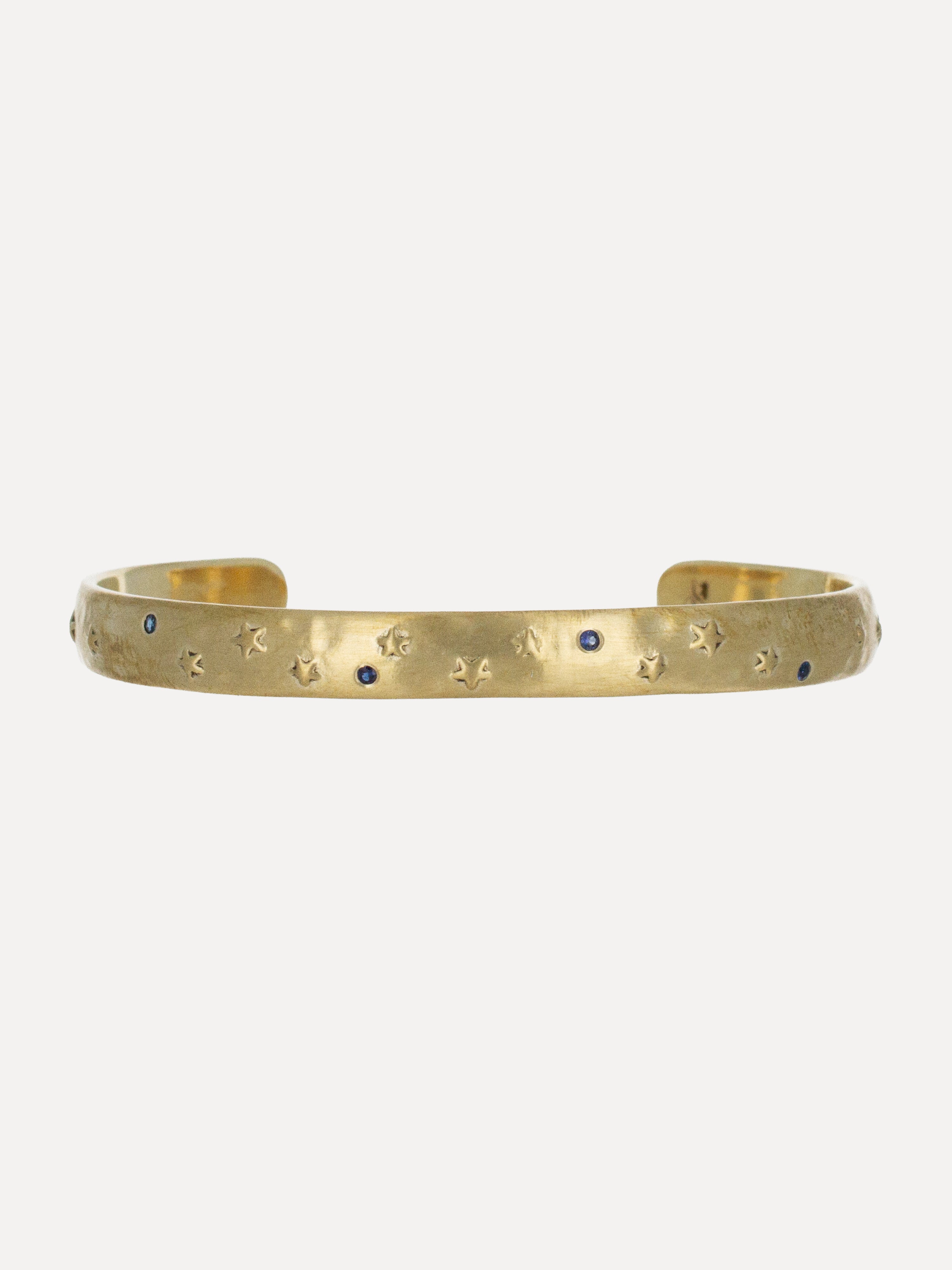 Satnam Blue Sapphire Cuff