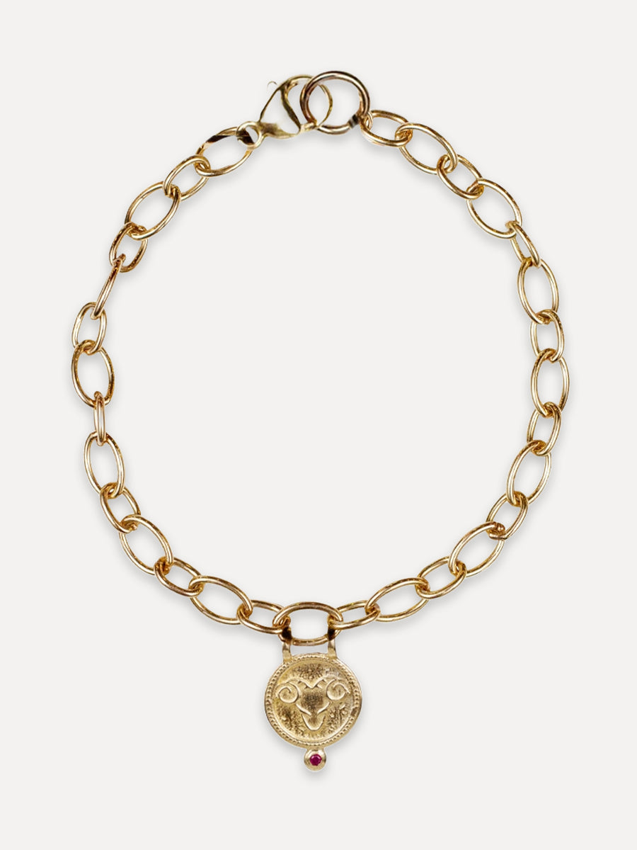 Aries Zodiac Bracelet