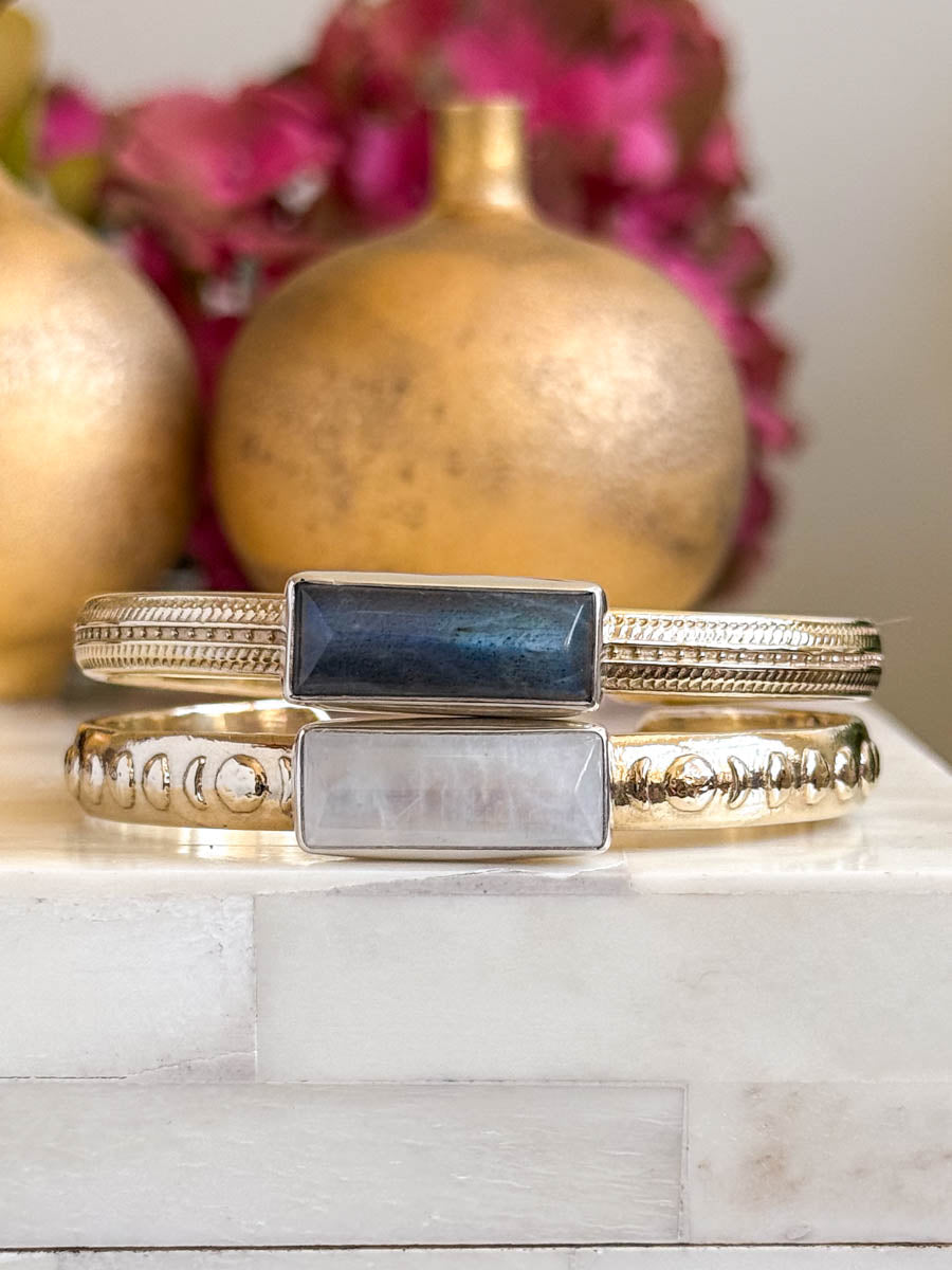 Lunar Gemstone Cuff