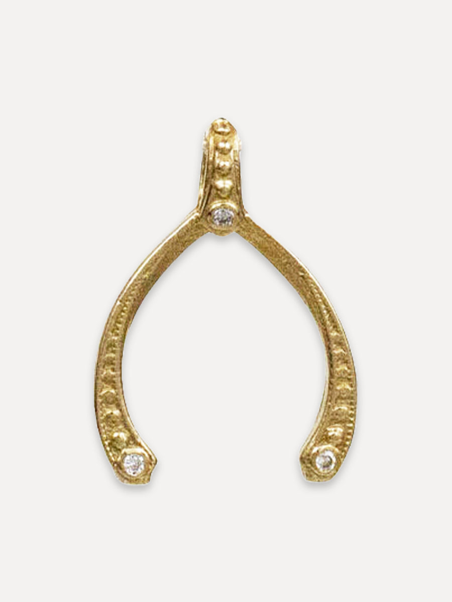 14K Bobby Charm - large "stay in the magic"