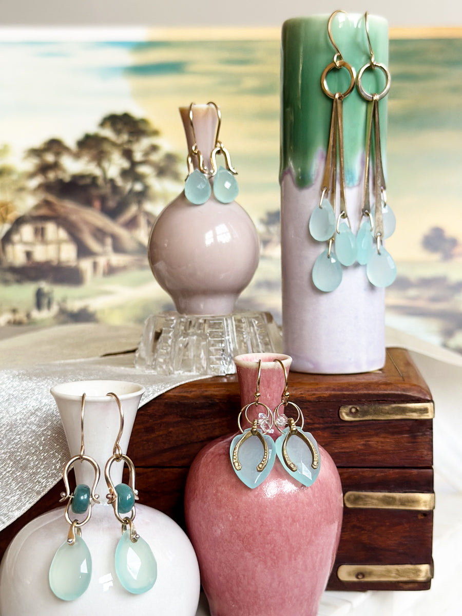 Wishbone Charm Earrings