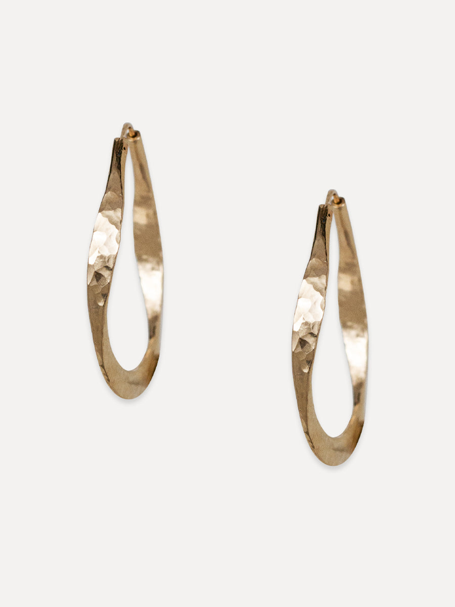14K Moore Hoops