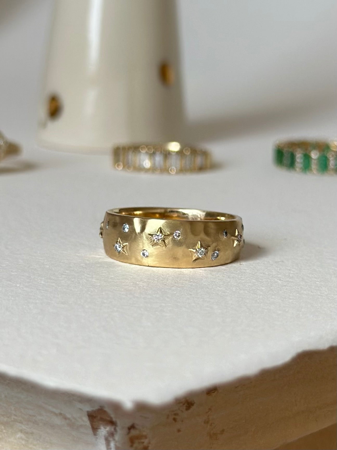 14K Diamond Satnam Band