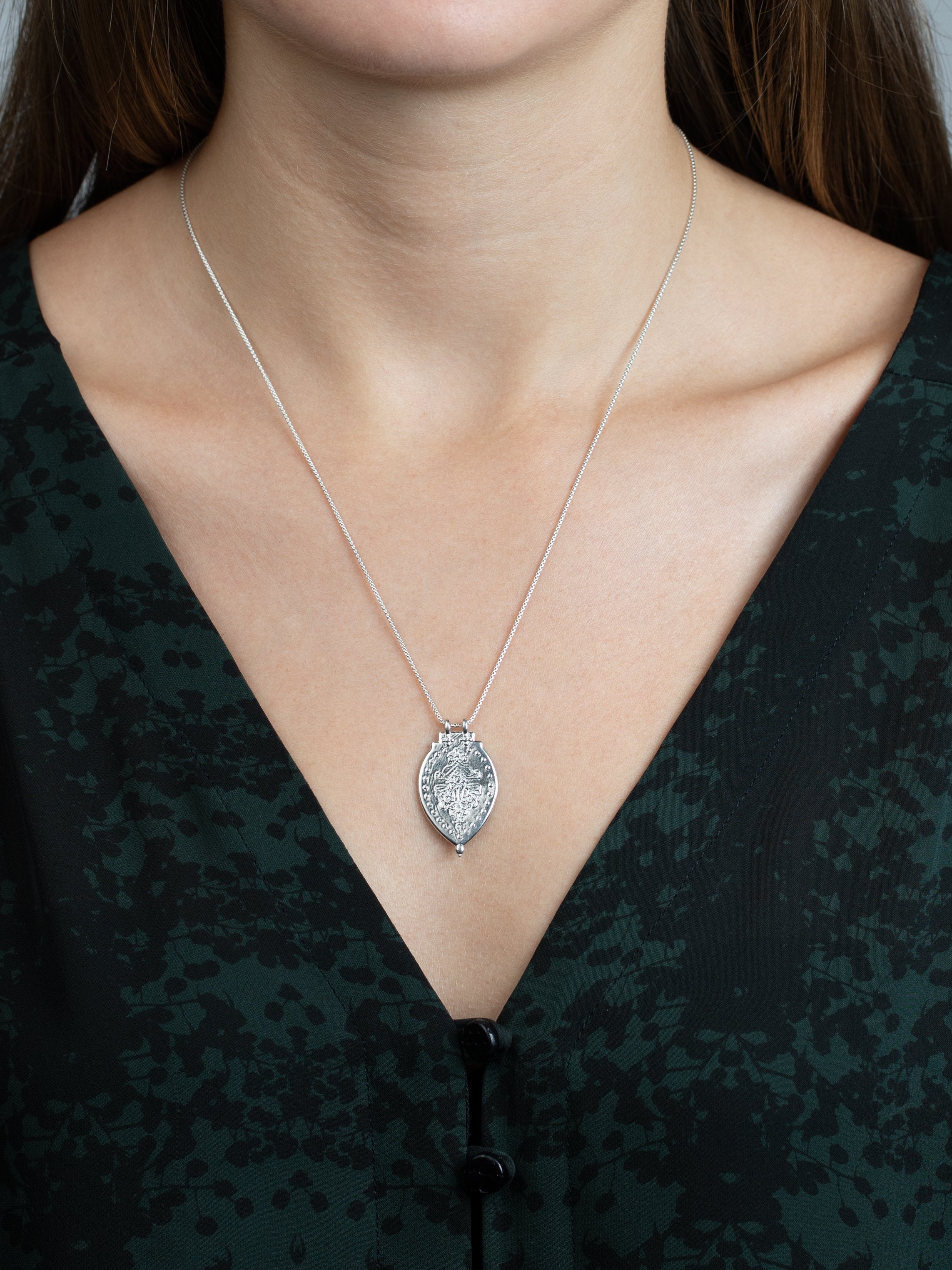 Laxmi Shield Necklace