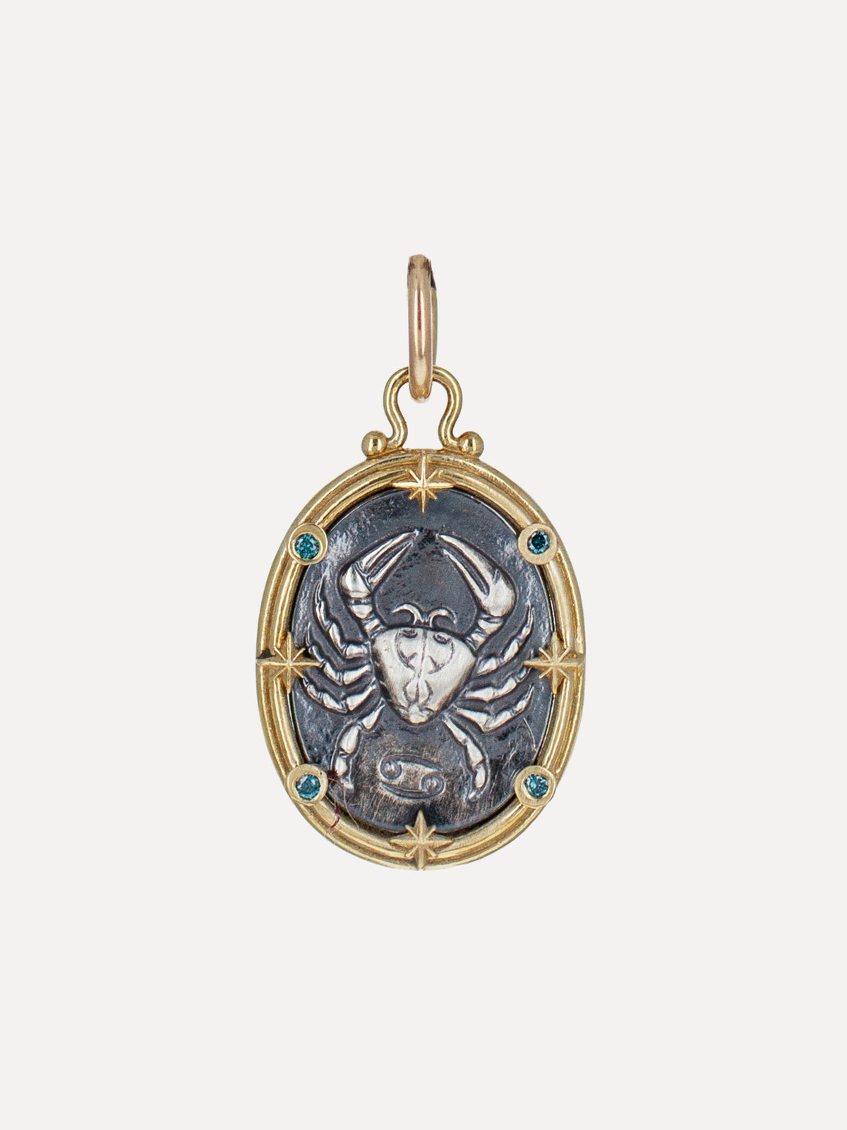 Cancer Zodiac Cameo Charm
