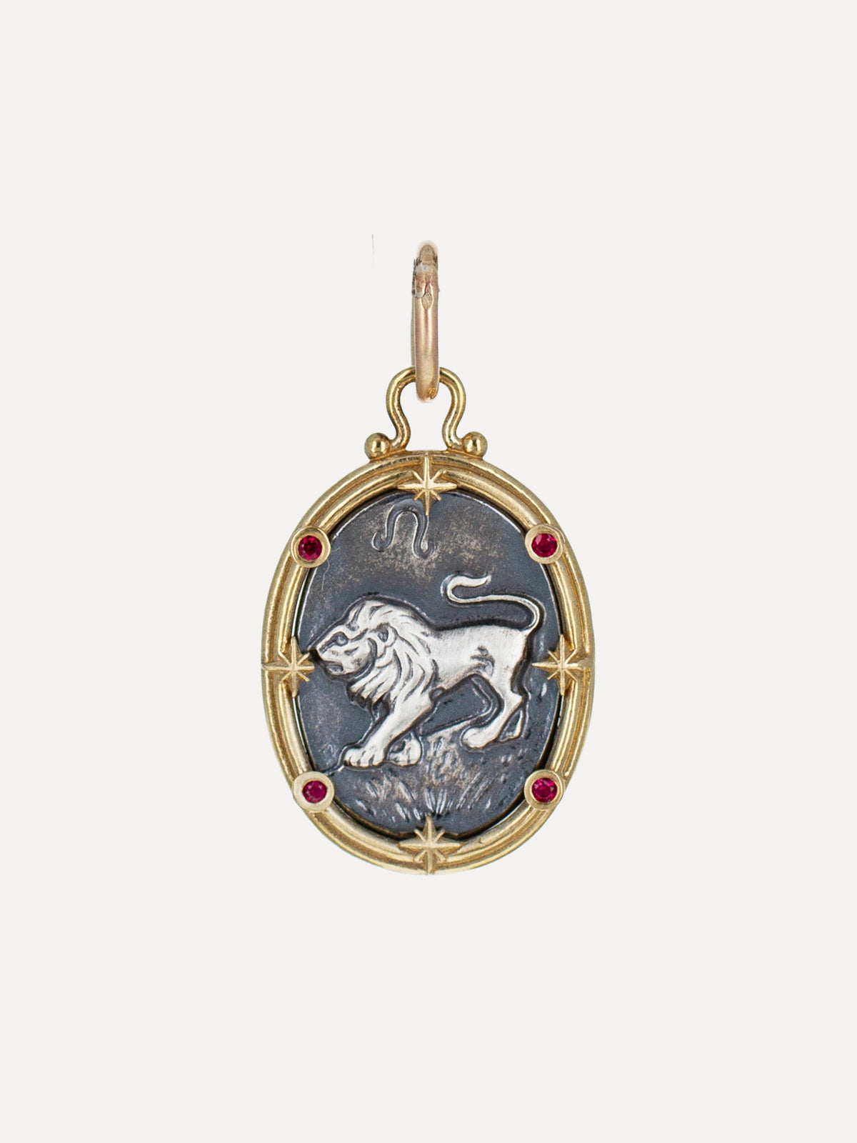 Leo Zodiac Cameo Charm