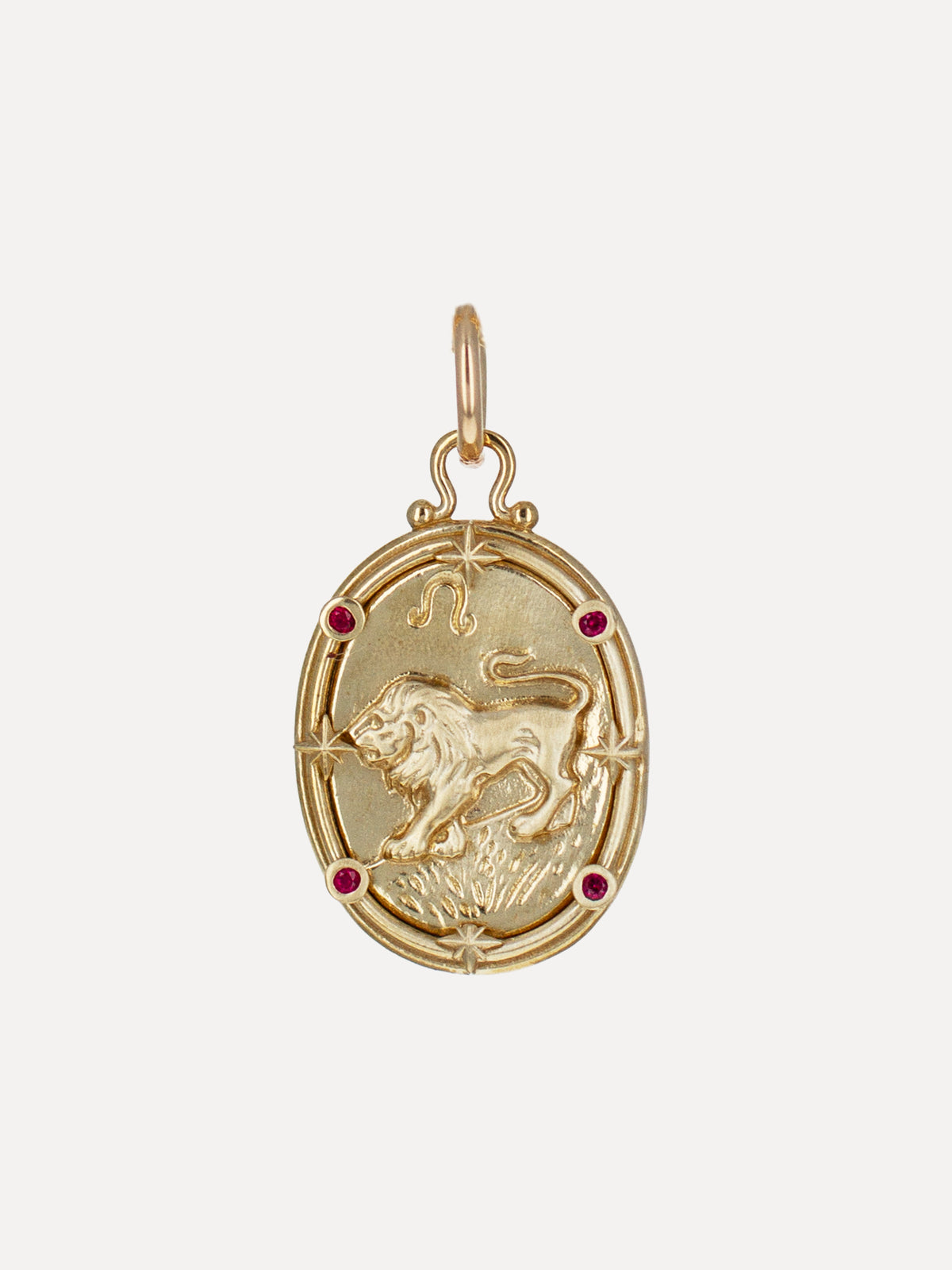 Leo Zodiac Cameo Charm