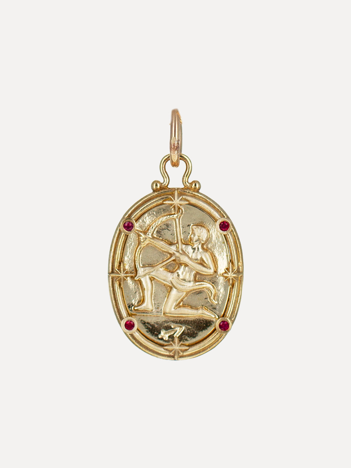 Sagittarius Zodiac Cameo Charm
