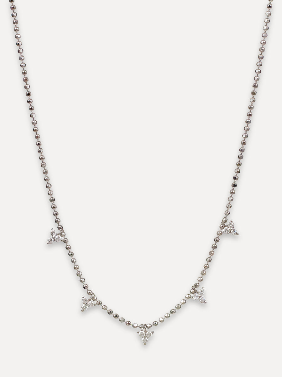 14K Diamond Charm Necklace