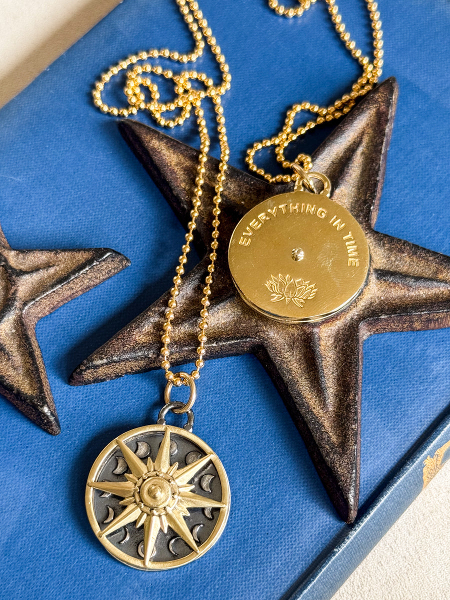 Lunar Compass Charm
