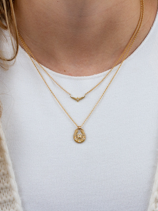 Celestial Horseshoe Necklace