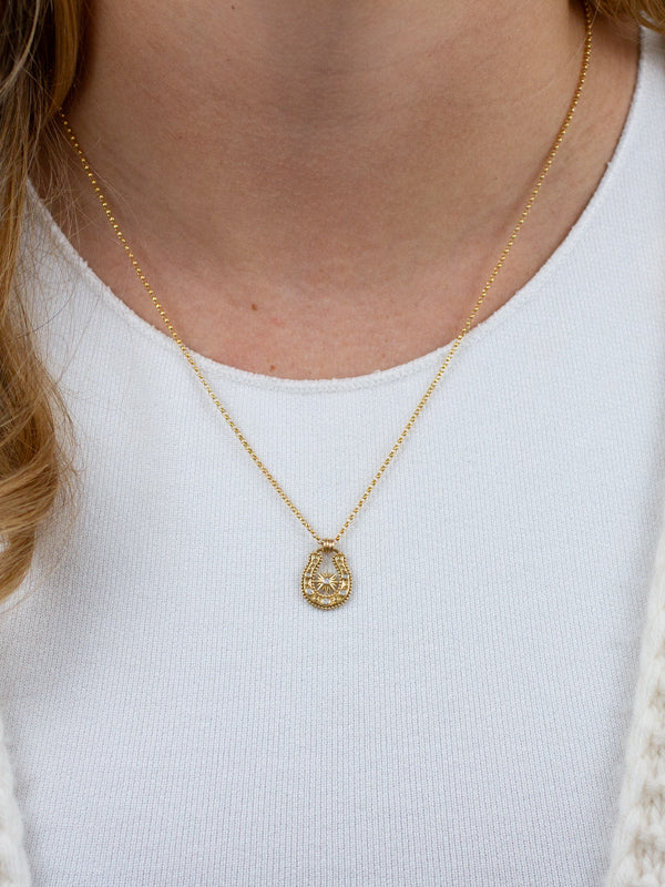 Celestial Horseshoe Necklace
