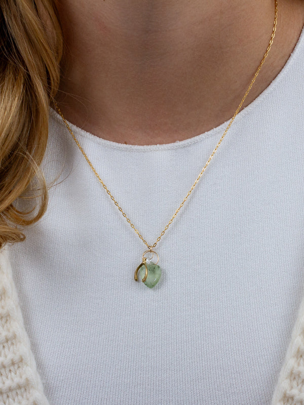 Wishbone Charm Necklace