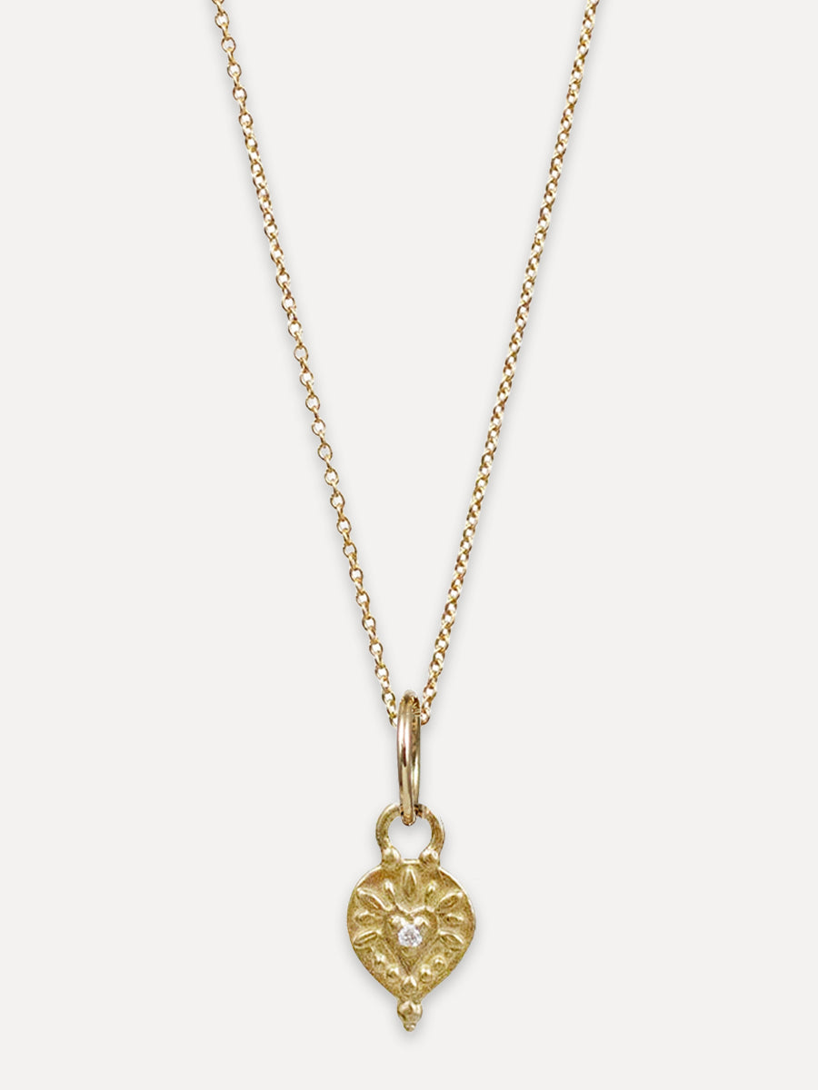 14K Small Reya Necklace Charm