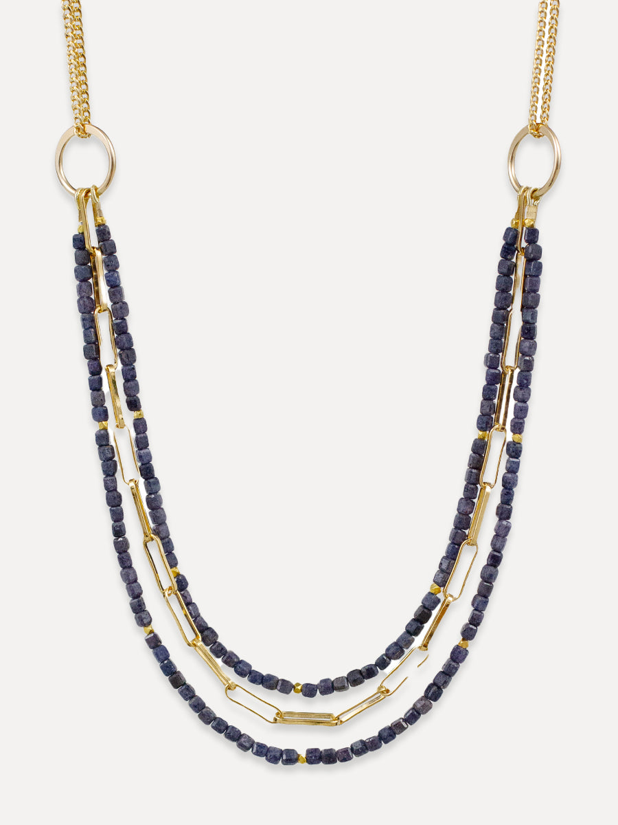 Solara Spiral Delicate Necklace Gold OS main image 0
