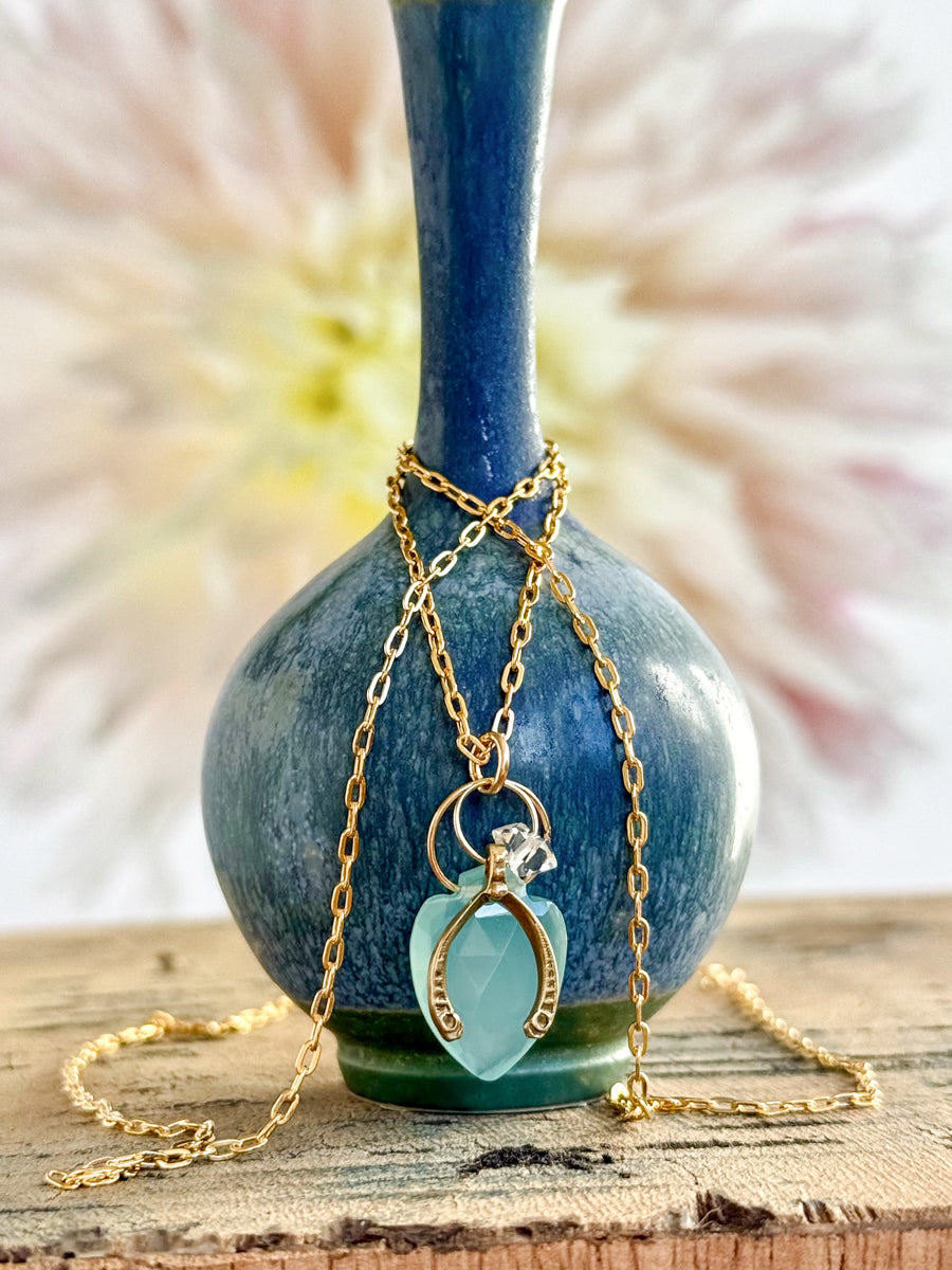 Wishbone Charm Necklace