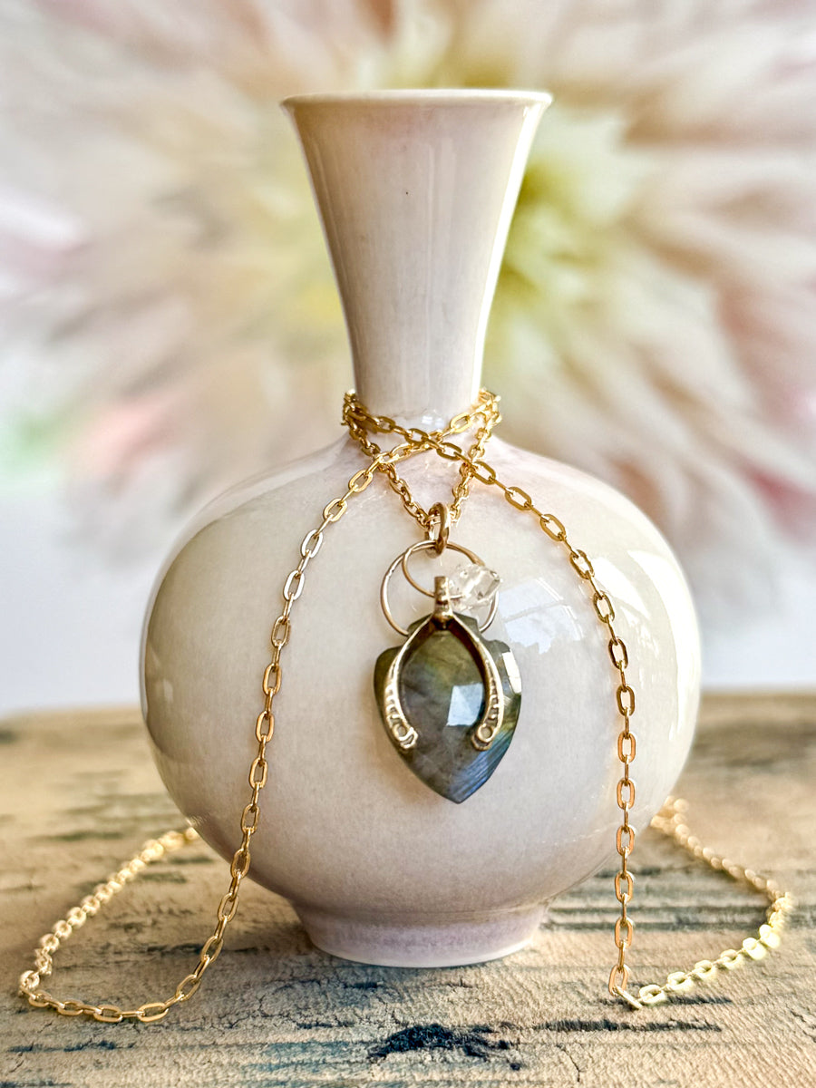 Wishbone Charm Necklace