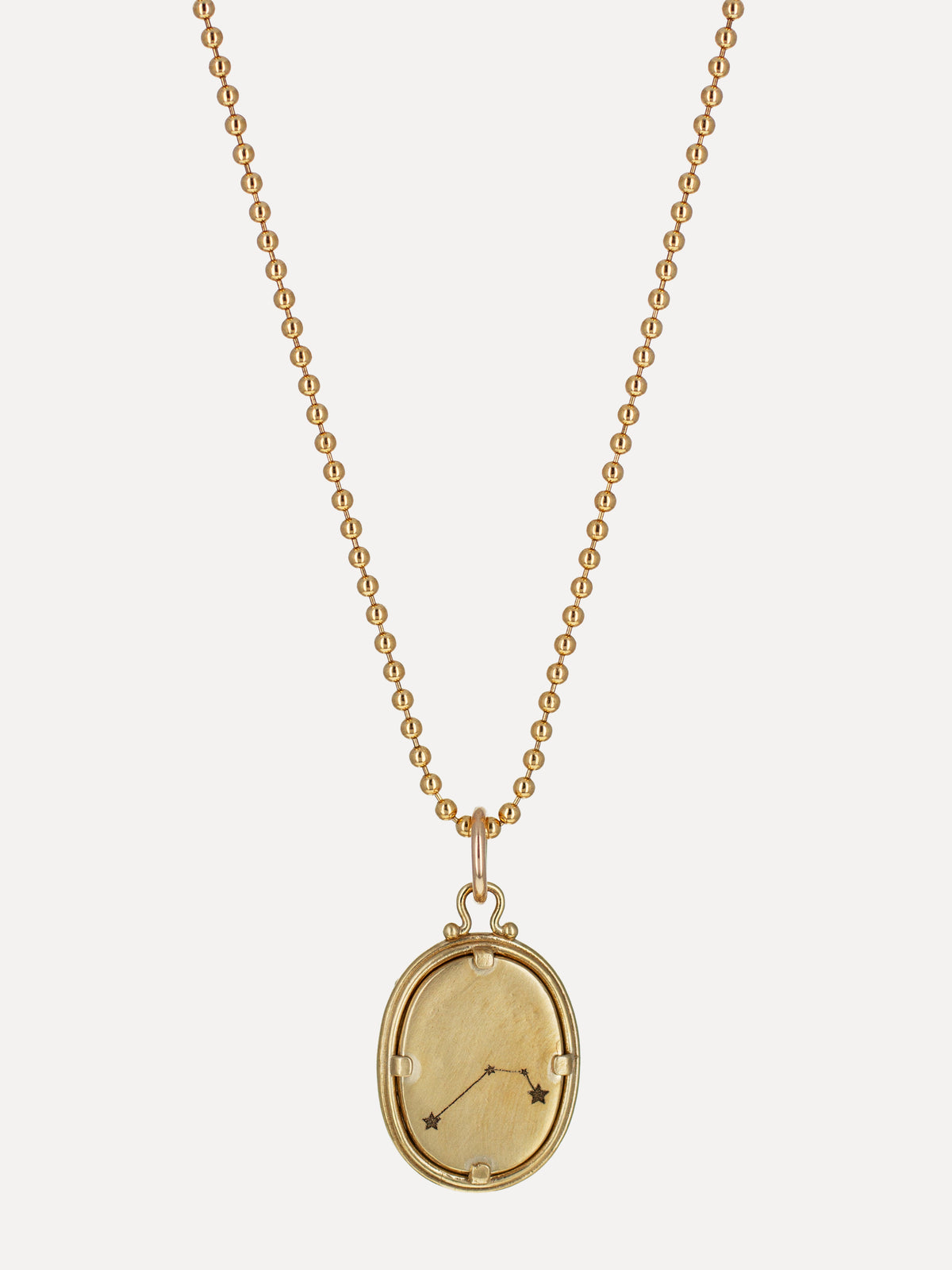 Aries Zodiac Cameo Charm