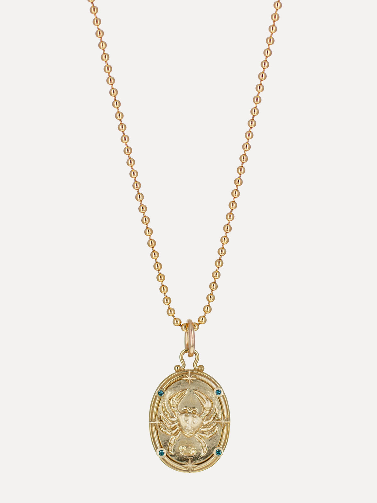 Cancer Zodiac Cameo Charm