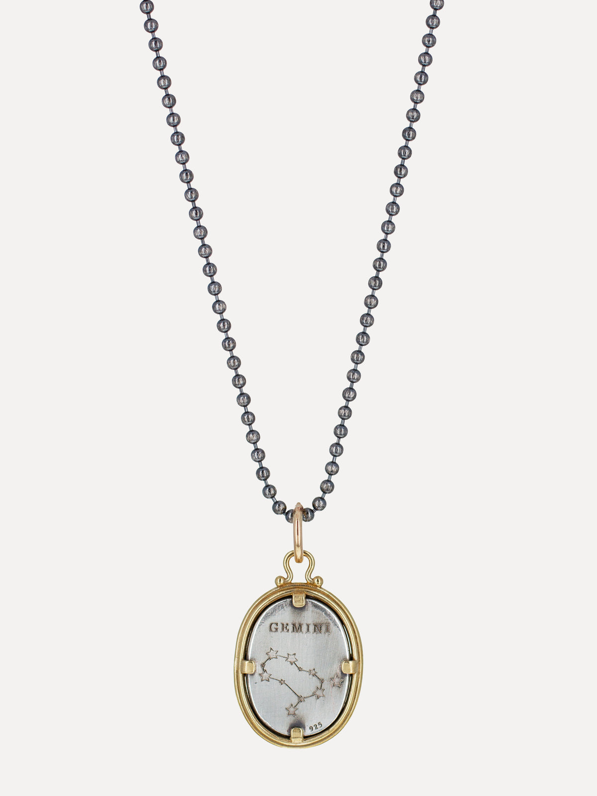 Gemini Zodiac Cameo Charm