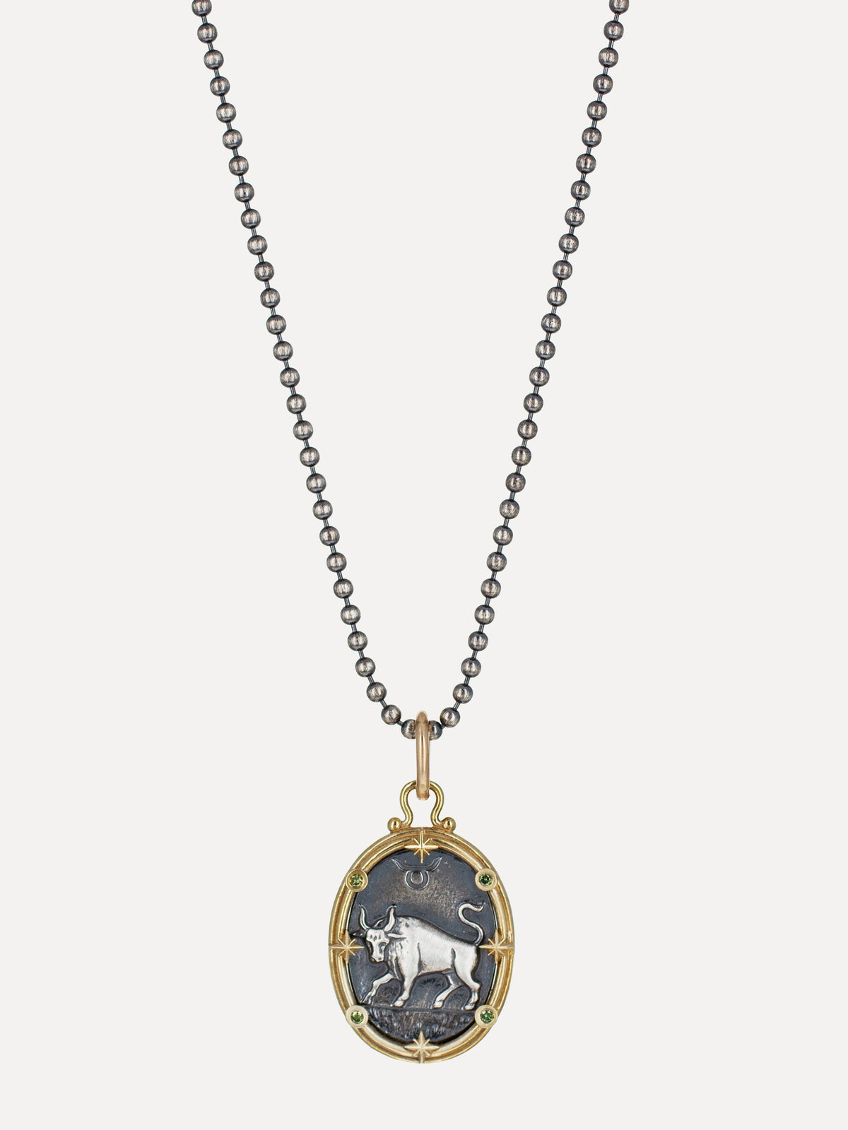 Taurus Zodiac Cameo Charm