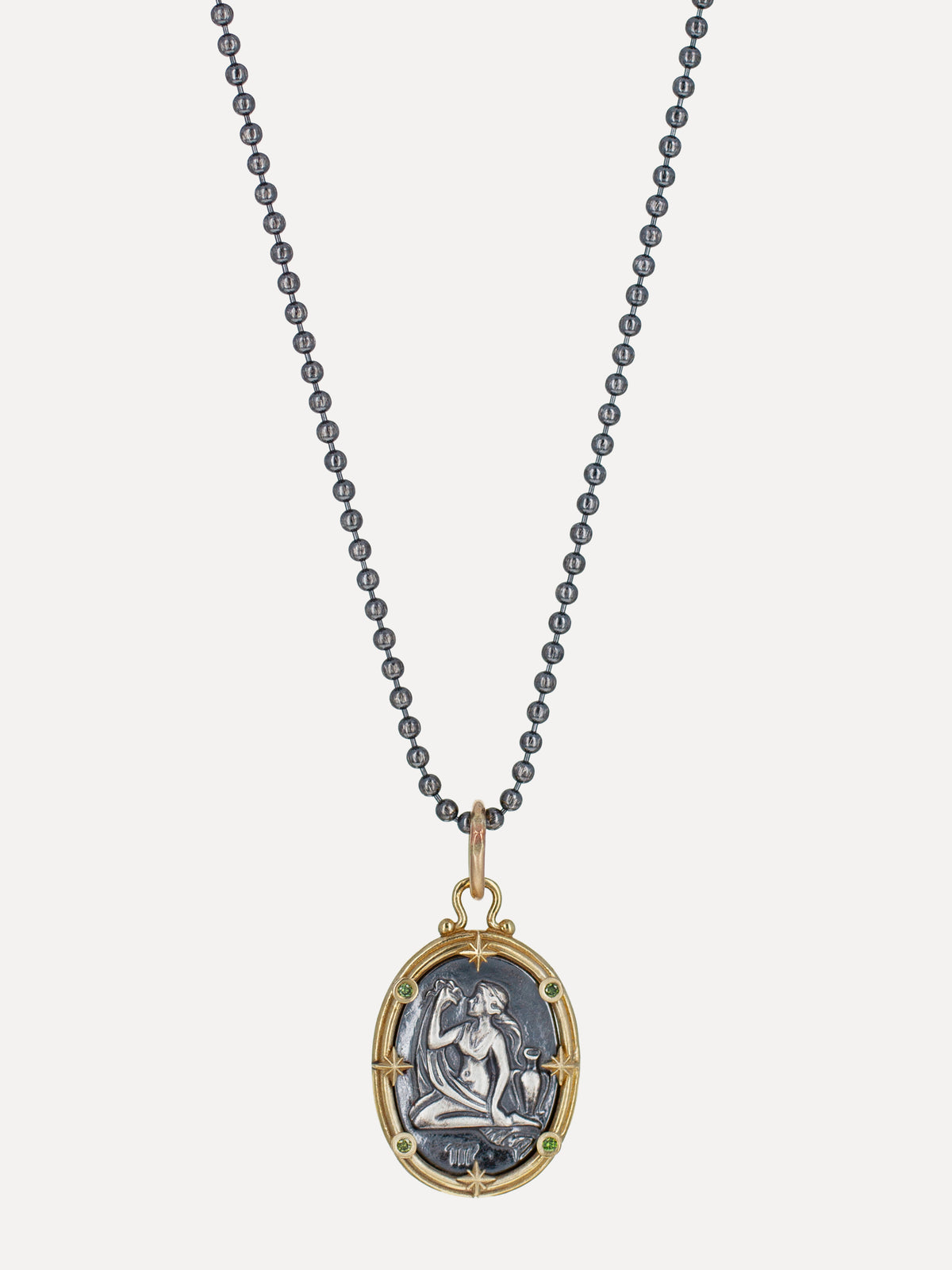 Virgo Zodiac Cameo Charm