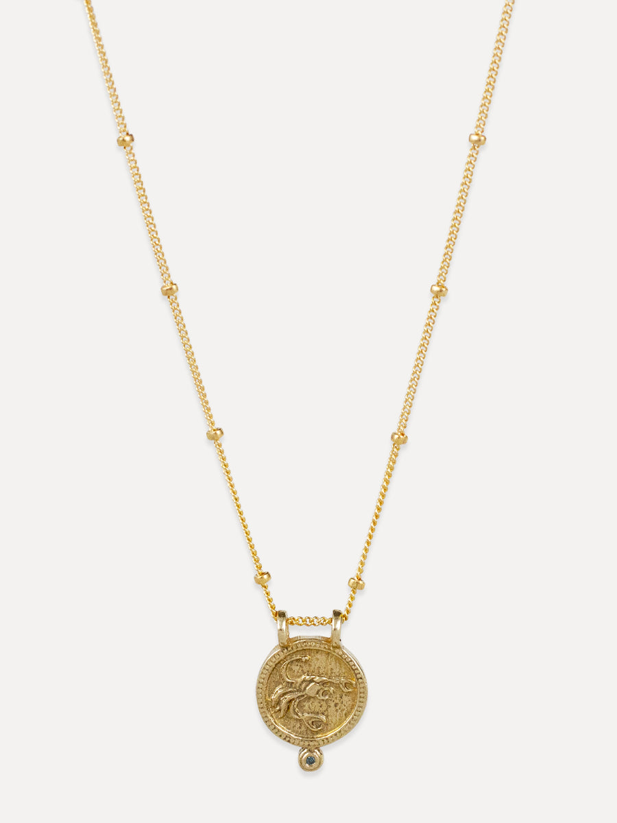 Scorpio Zodiac Necklace