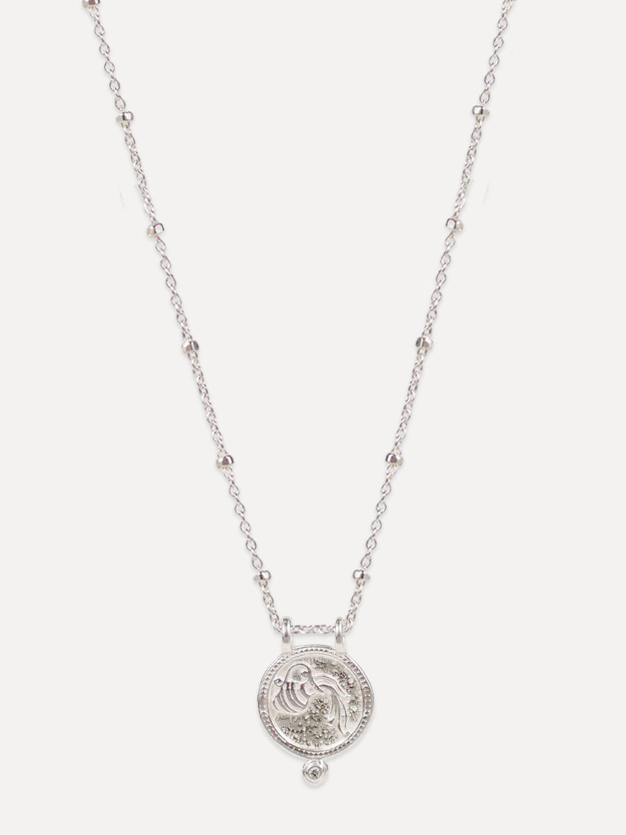 Aquarius Zodiac Necklace