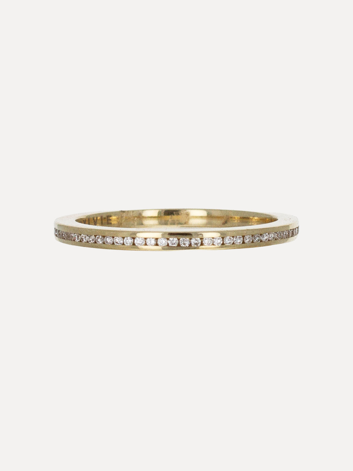 14K Channel-Set Diamond Band