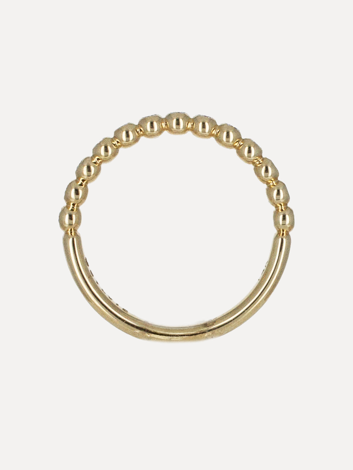 14K Delicate Diamond Band