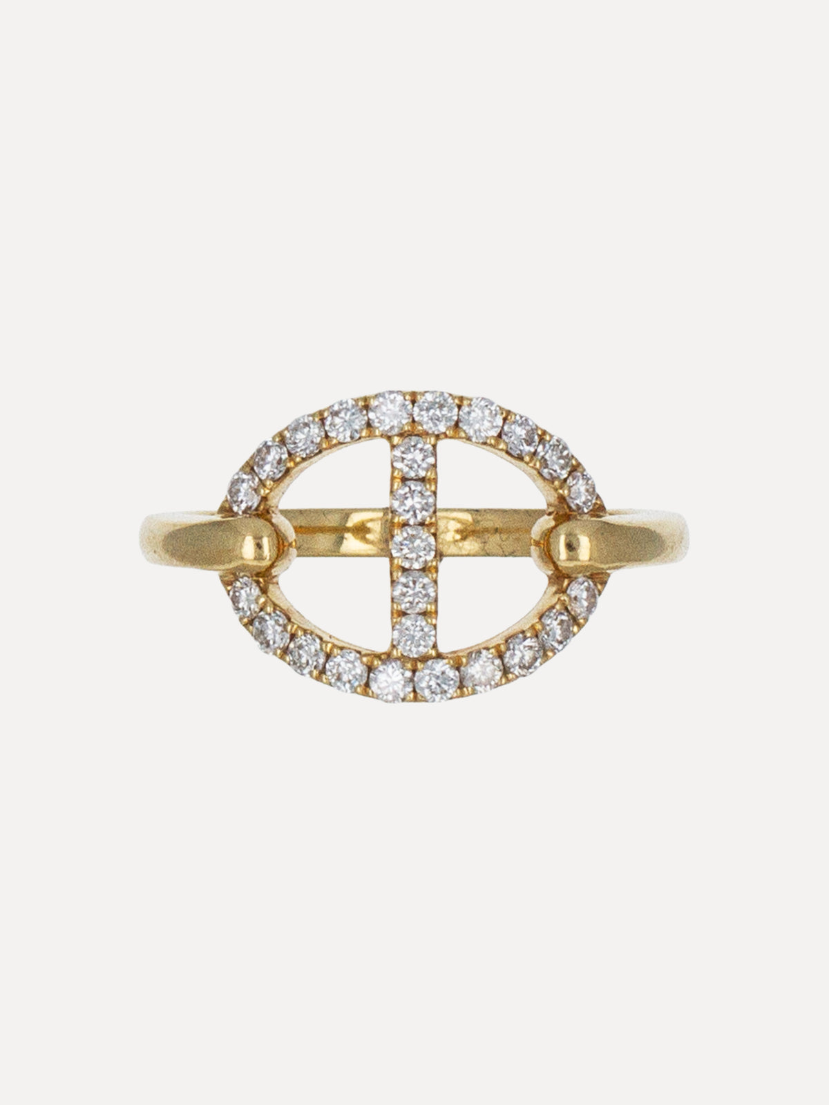 18K Diamond Meridian Ring