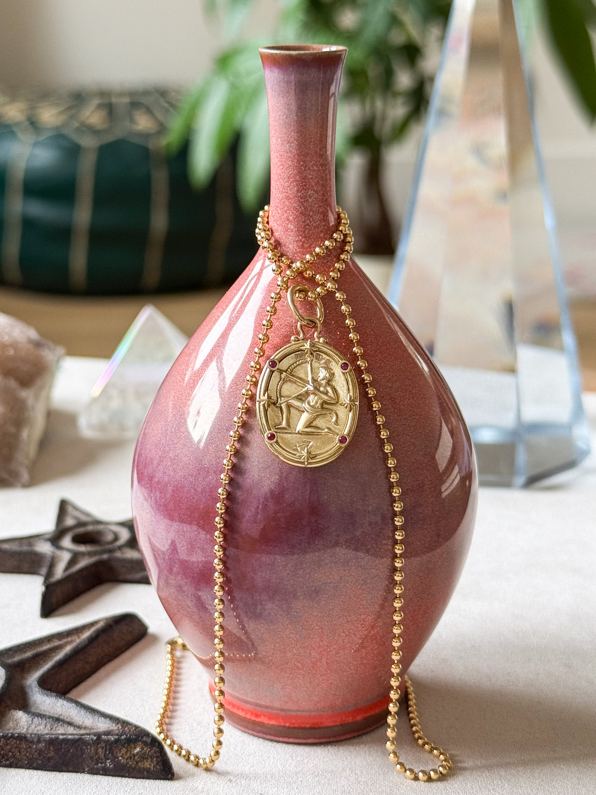 Sagittarius Zodiac Cameo Charm