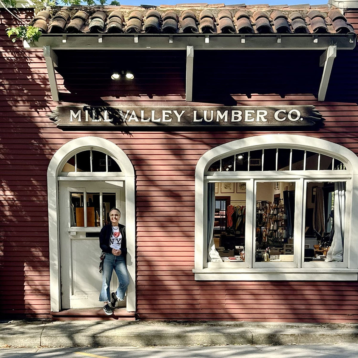 Lulu Designs storefront at Mill Valley Lumber Yard.