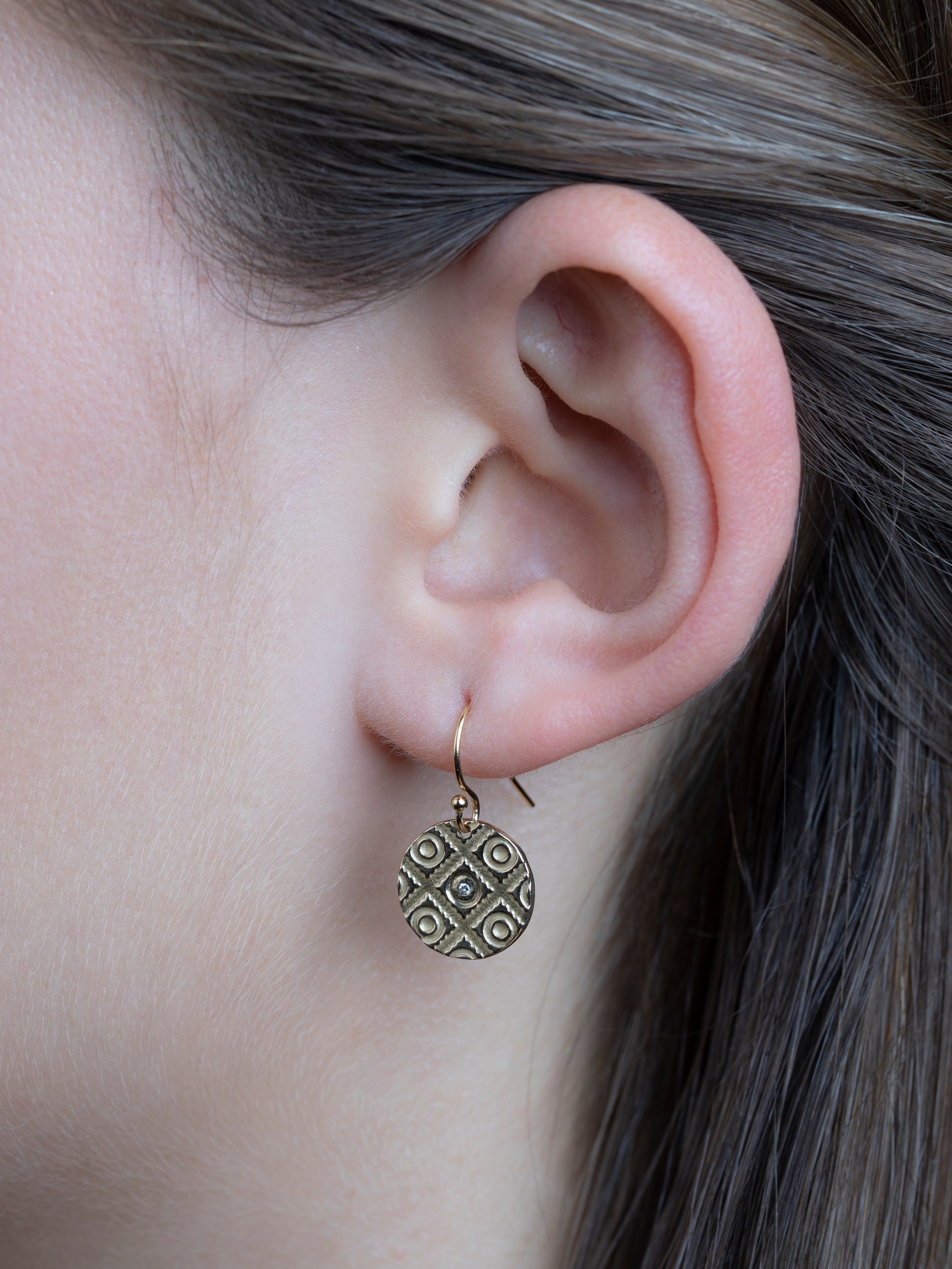 Morocco Earrings - Large "bring life texture"