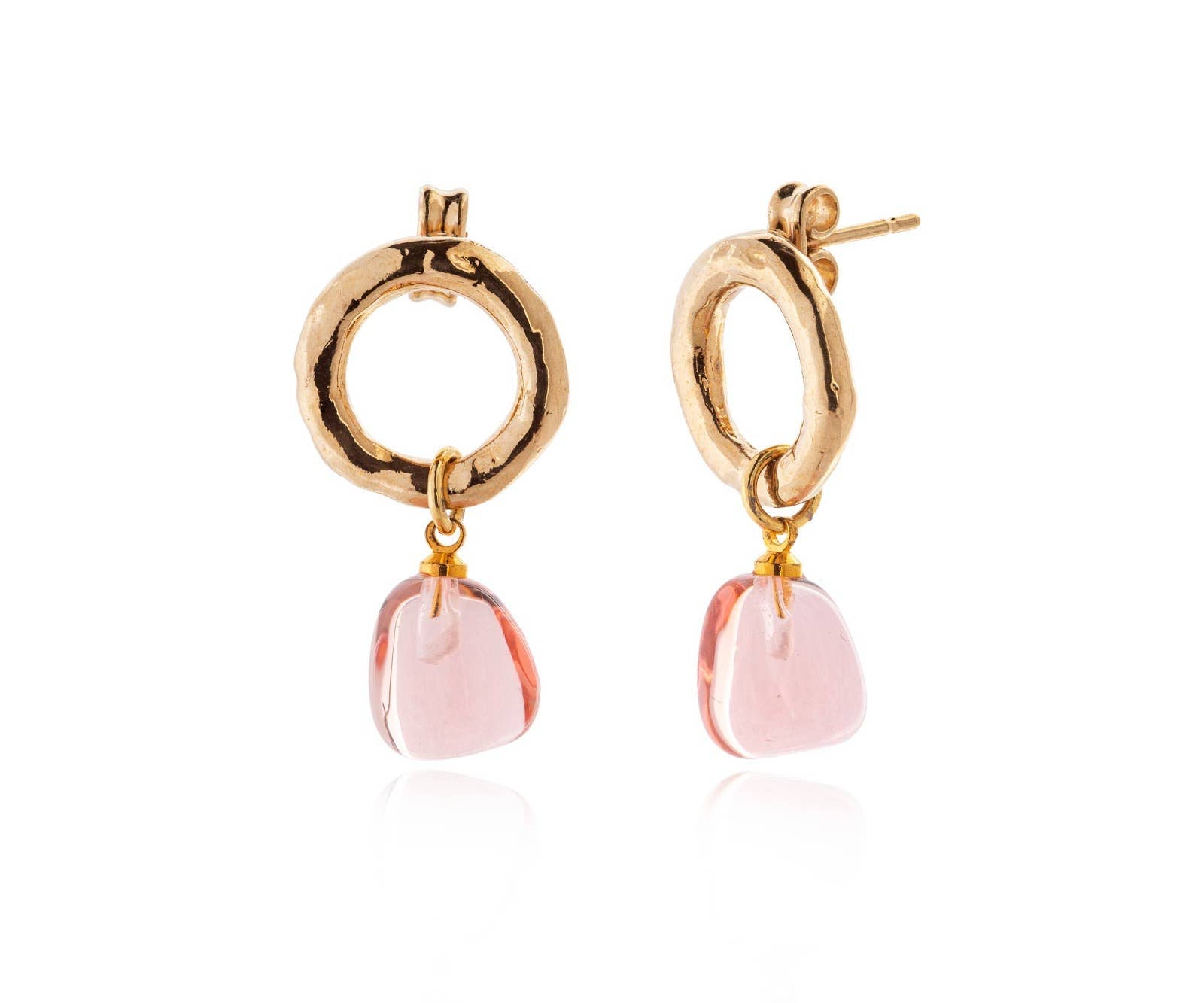 Chama Navarro - LALETI Murano glass medium hoop earrings