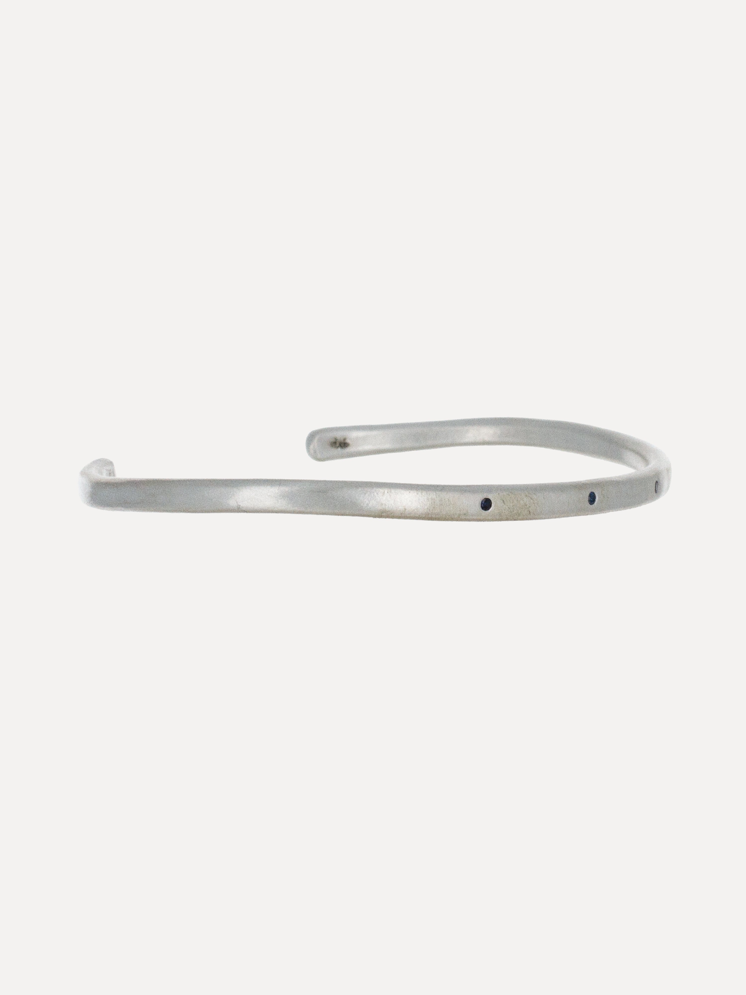 Organic Blue Sapphire Cuff