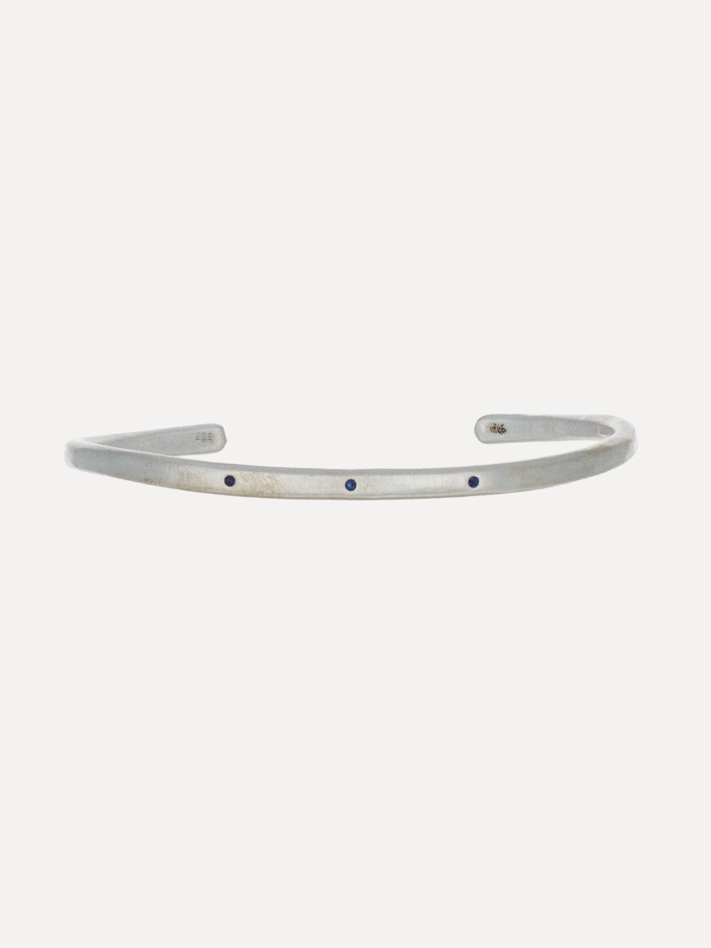 Organic Blue Sapphire Cuff