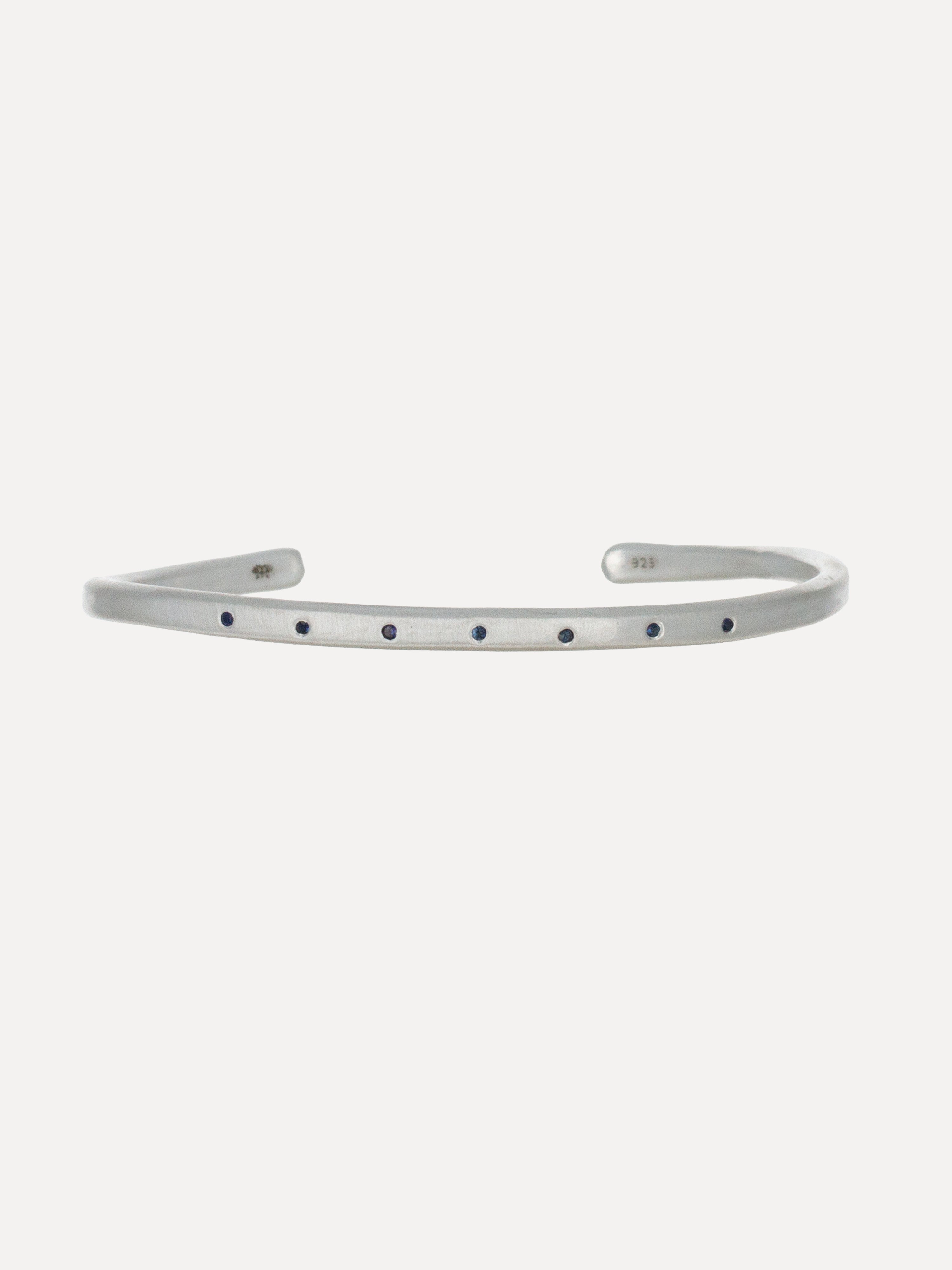 Organic Blue Sapphire Cuff