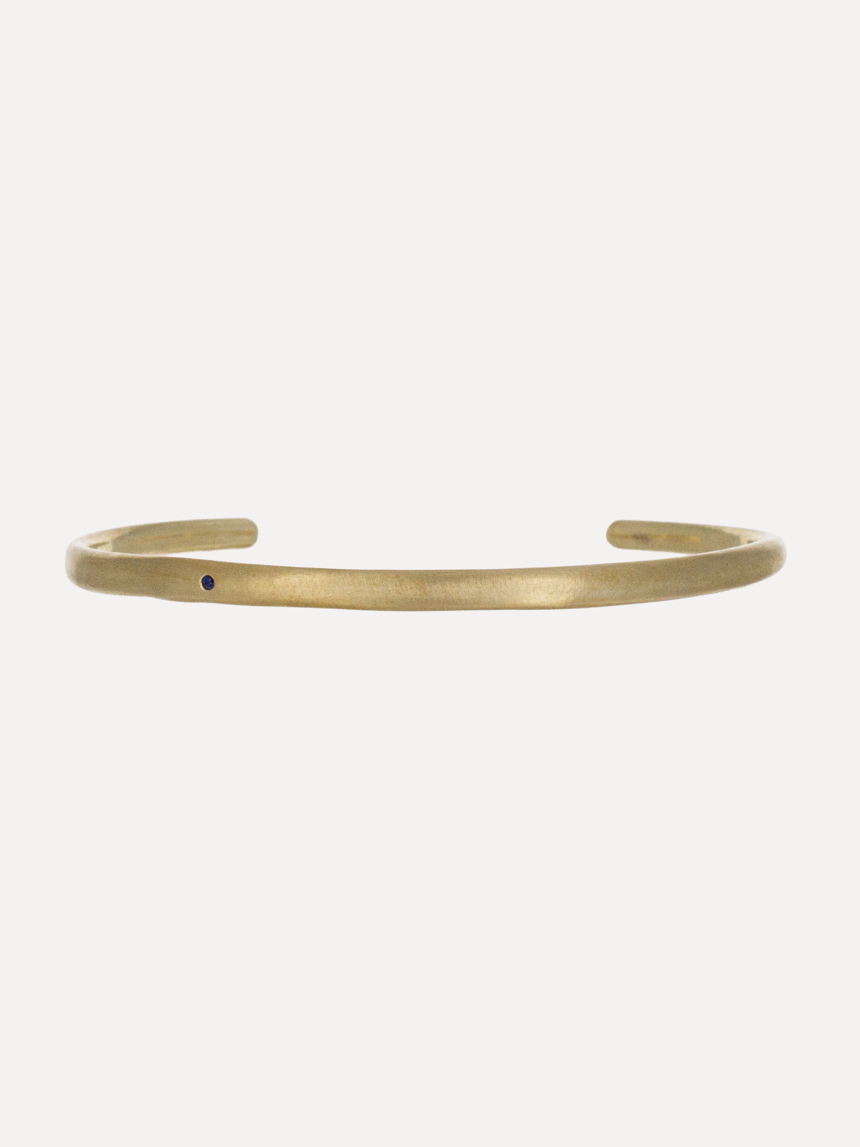Organic Blue Sapphire Cuff