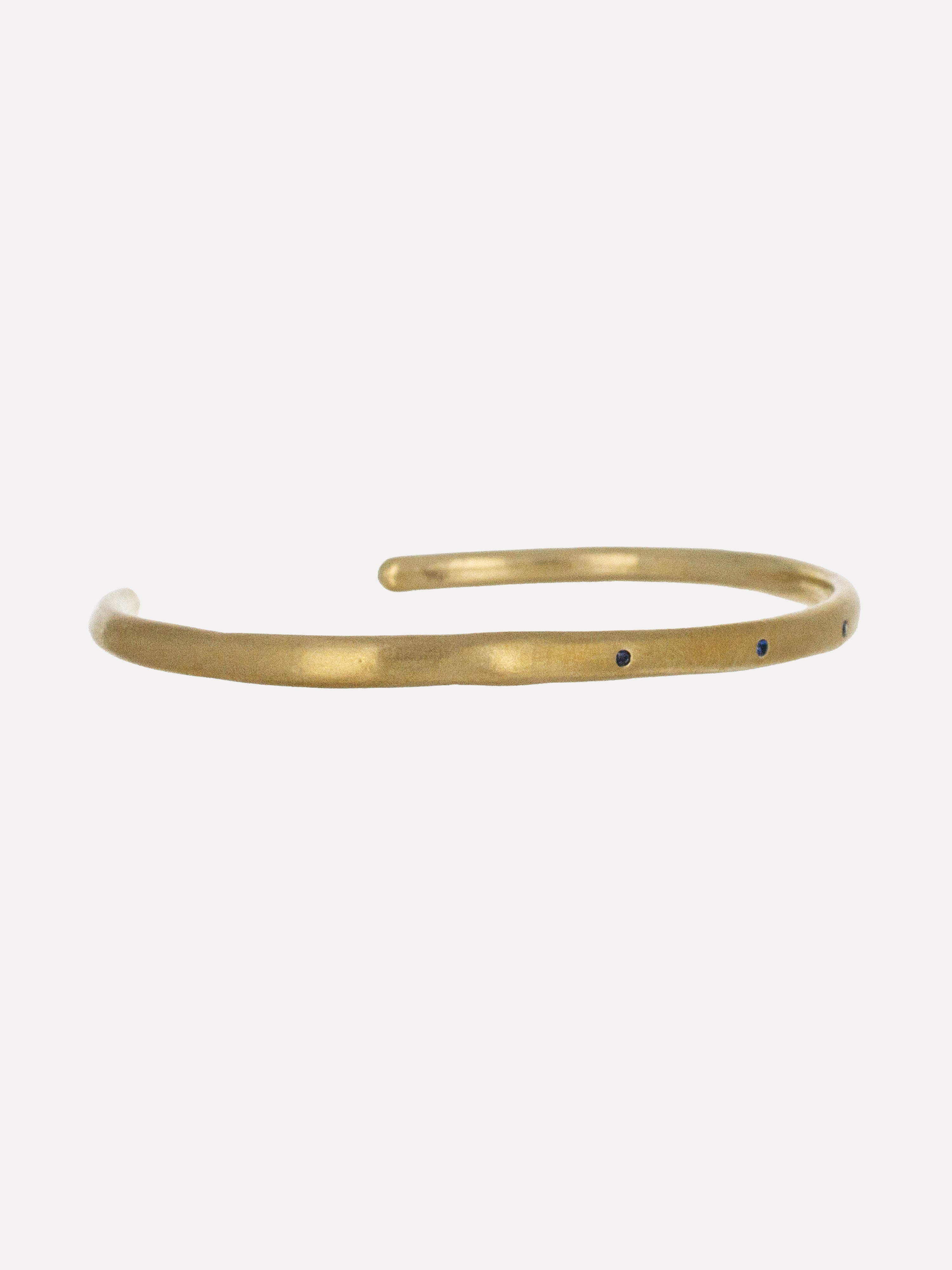 Organic Blue Sapphire Cuff