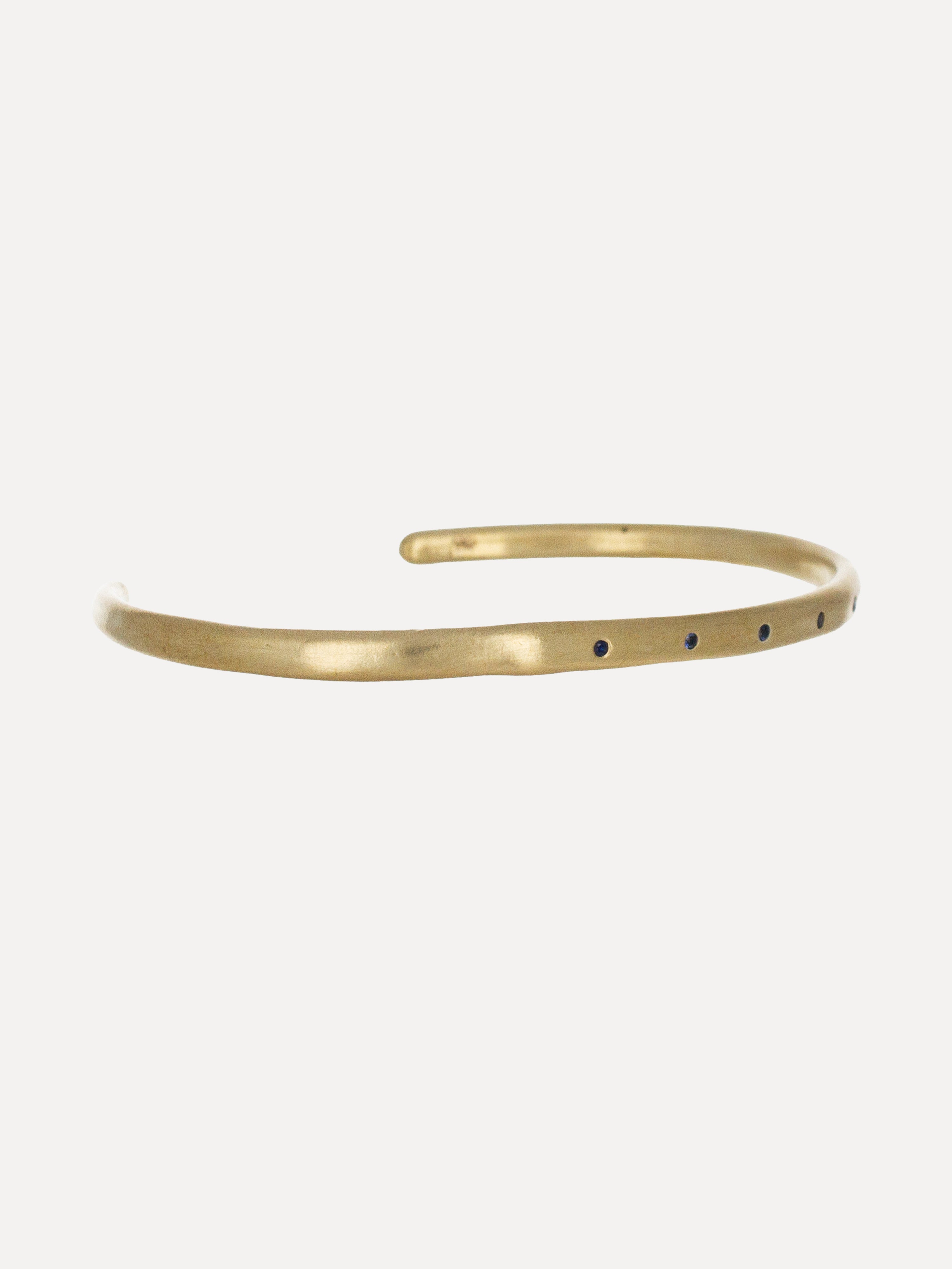 Organic Blue Sapphire Cuff