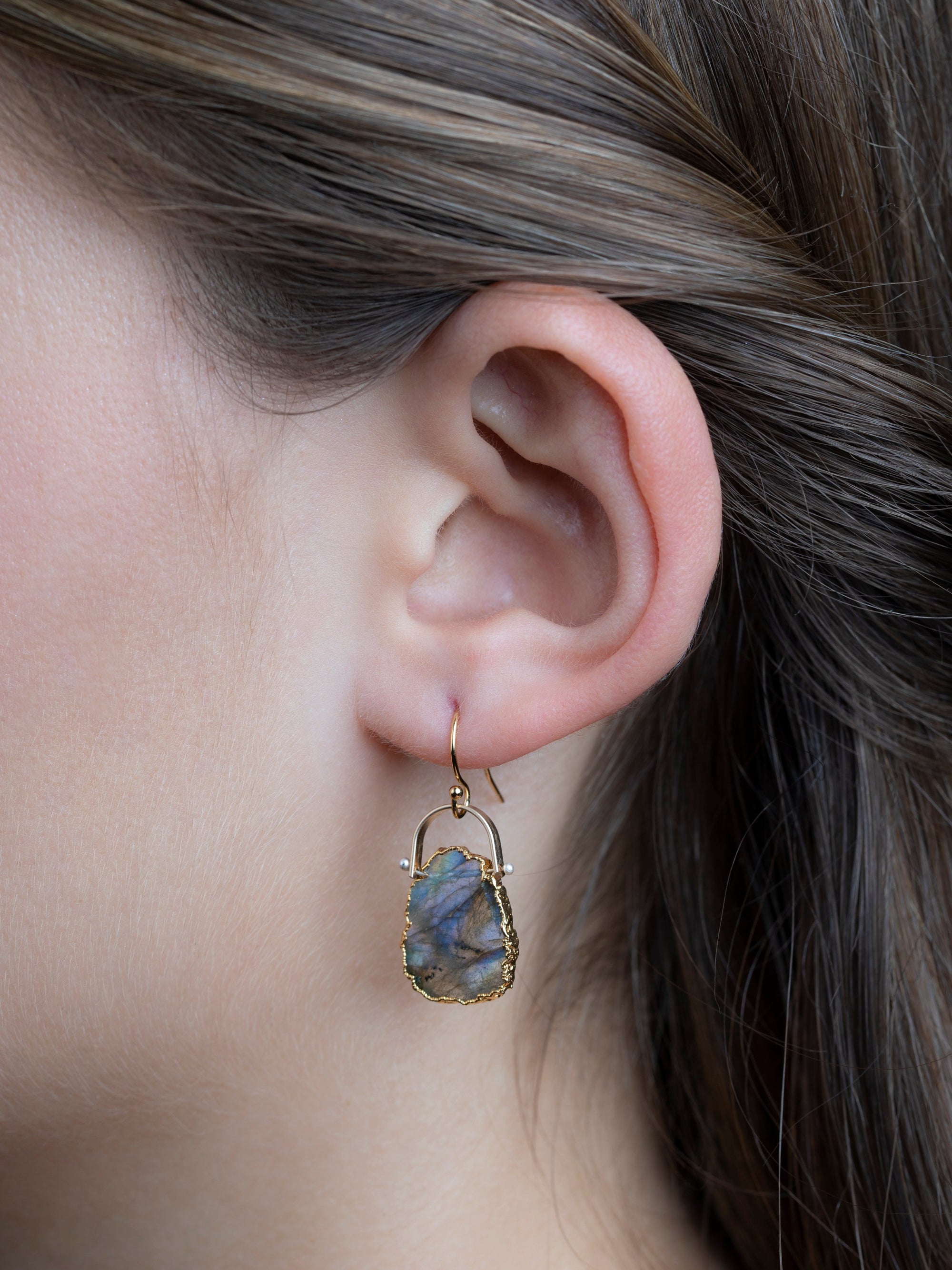 Wave Earrings - large - SS