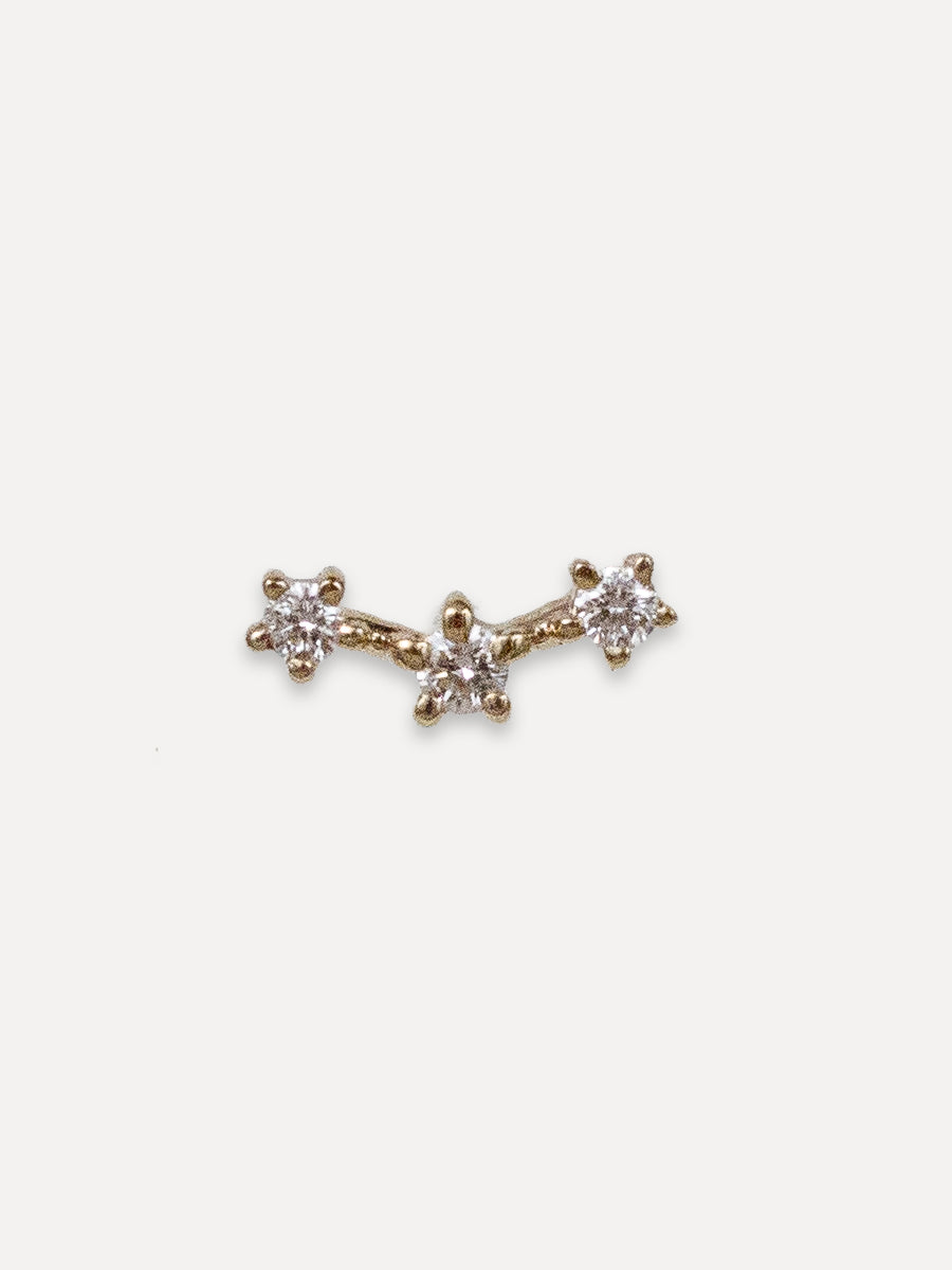 14K Constellation Stud
