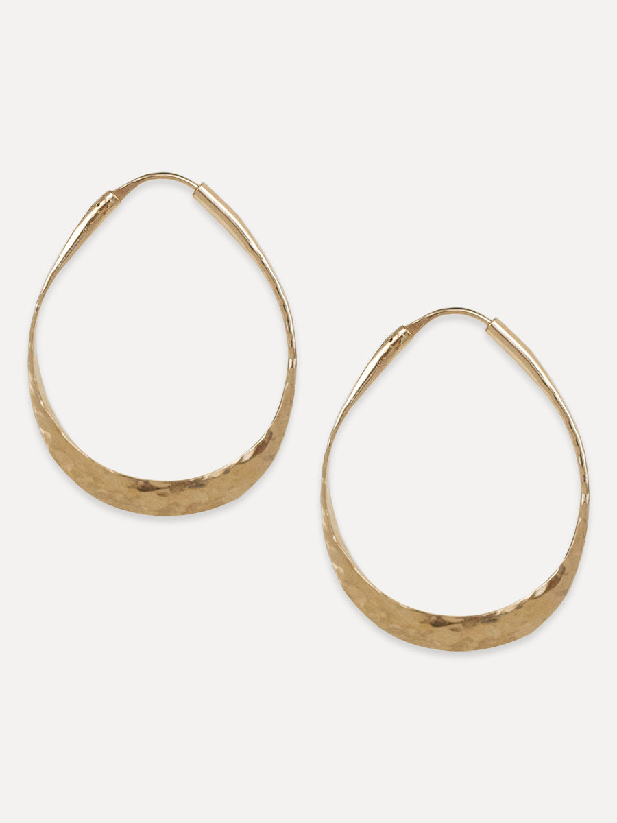 14K Moore Hoops