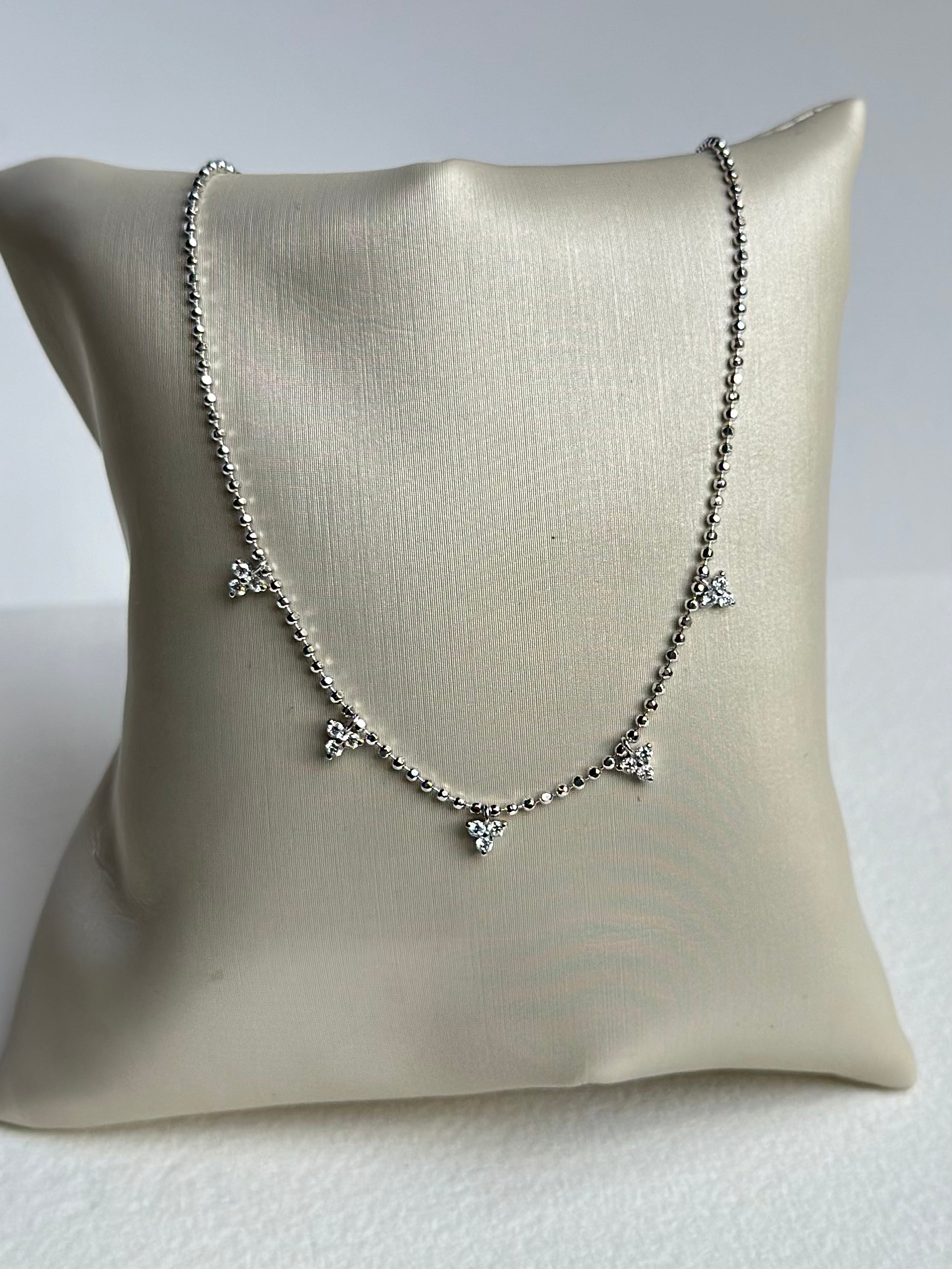 14K Diamond Charm Necklace