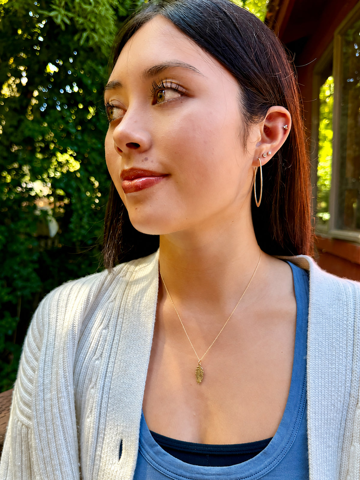 Redwood Leaf Necklace